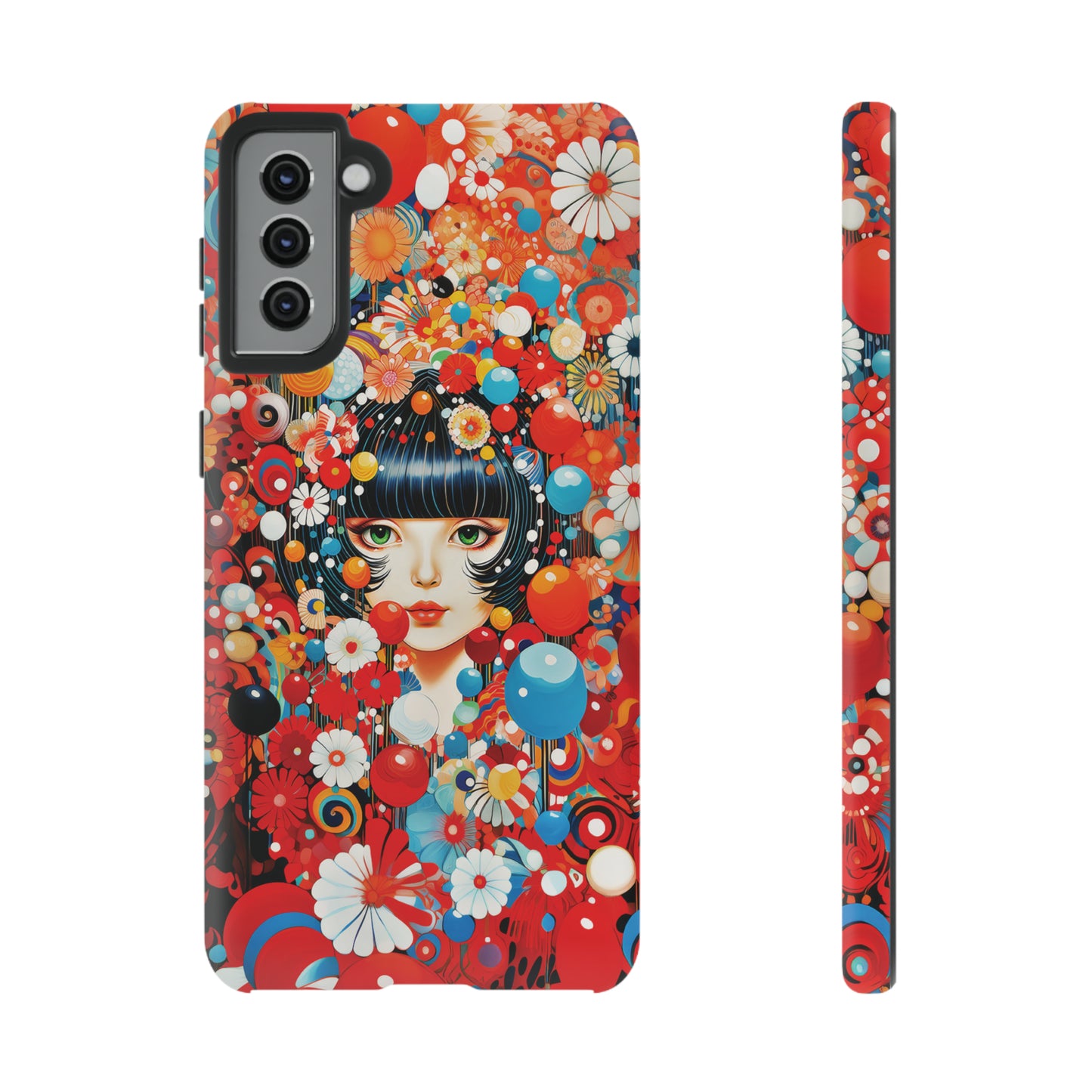 Girl in red blossoms Tough Cases