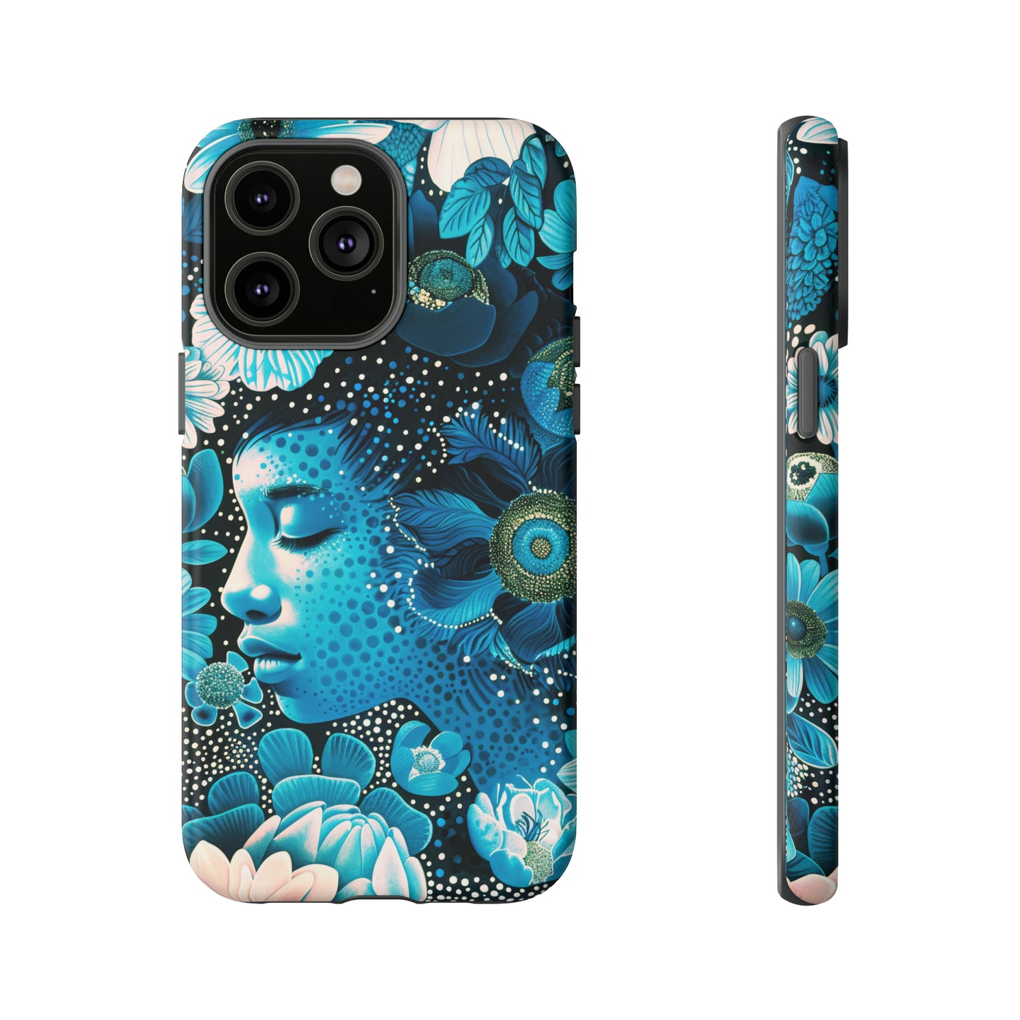 Girl in blue Tough Cases