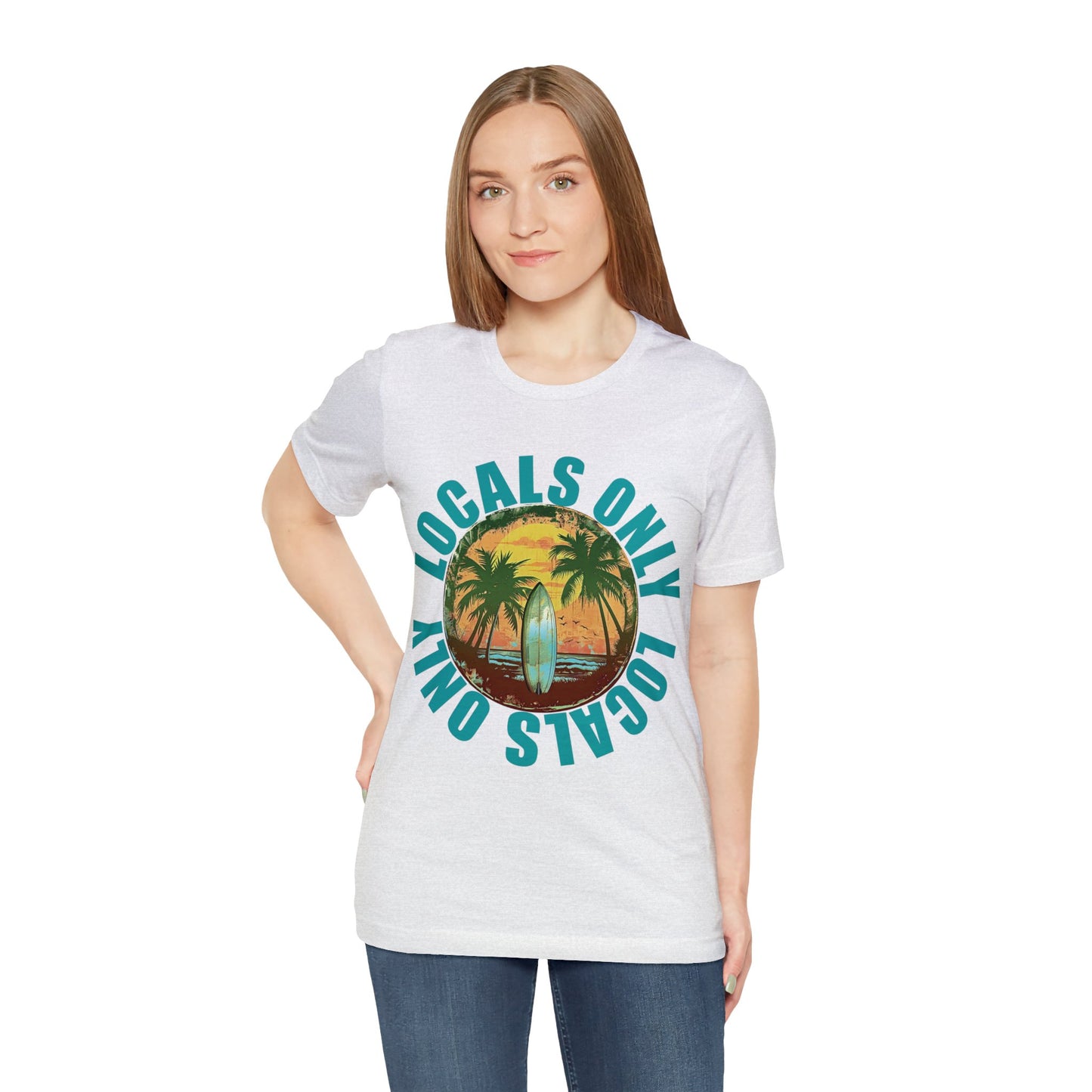 Locals Only stamp Unisex Jersey Short Sleeve Tee
