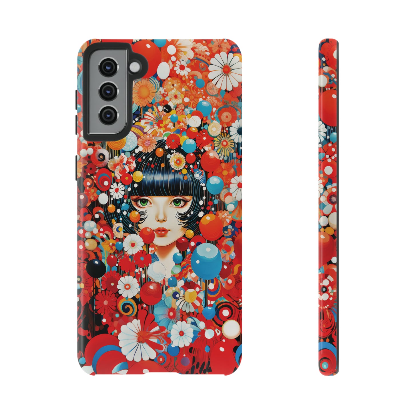 Girl in red blossoms Tough Cases