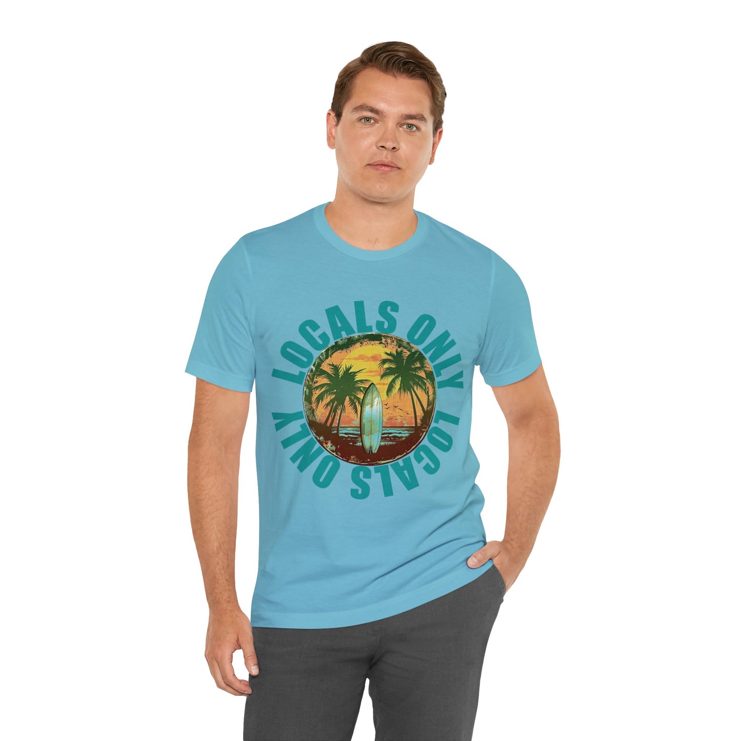 Locals Only stamp Unisex Jersey Short Sleeve Tee