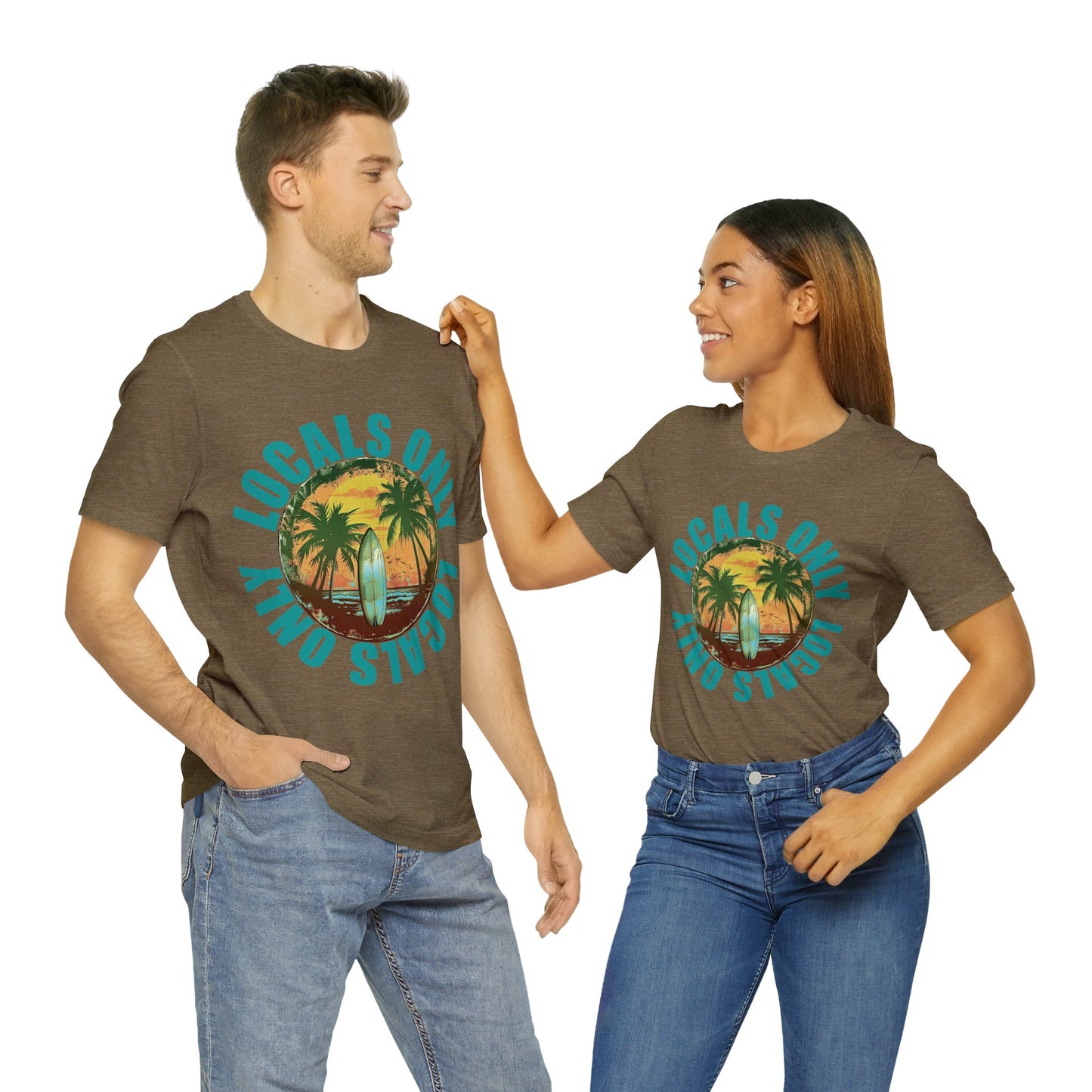 Locals Only stamp Unisex Jersey Short Sleeve Tee