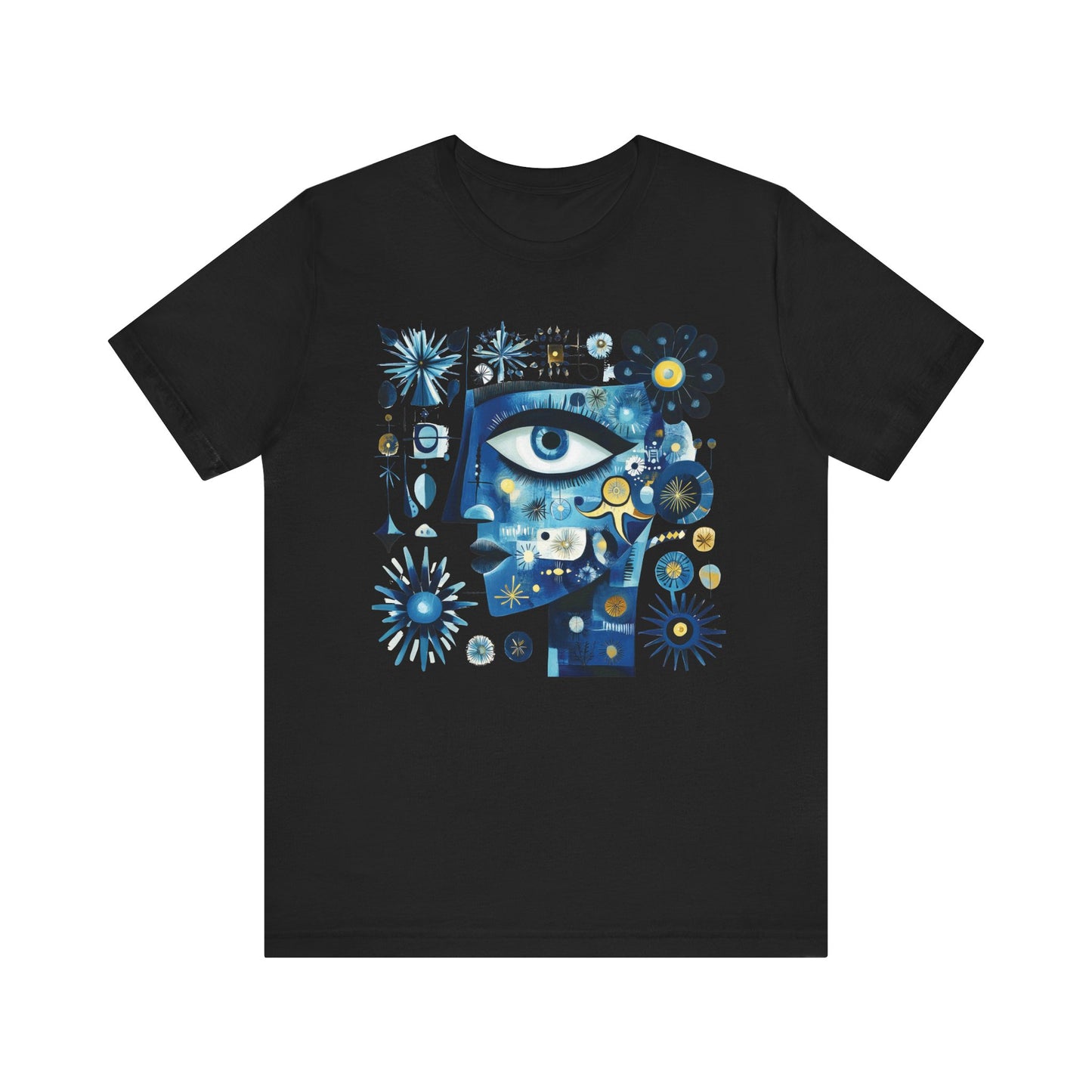 Cosmic Eye Unisex Tee – Artistic Short Sleeve Shirt for Creativity Lovers