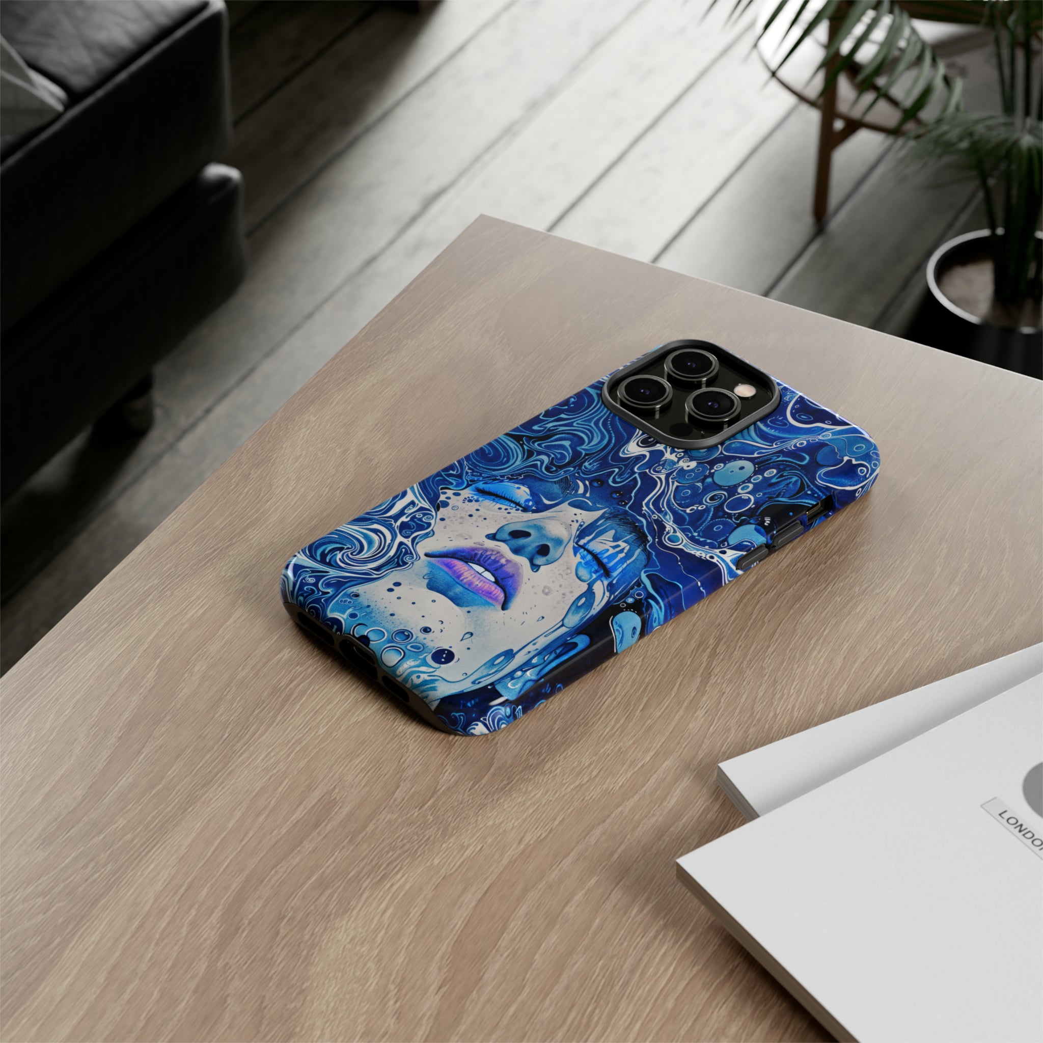 Phone Case, underwater design, Artistic design, Tough Case, Colorful whimsical water fantasy design, iPhone 15, 14, 13, 12, 11, Samsung, Pixel
