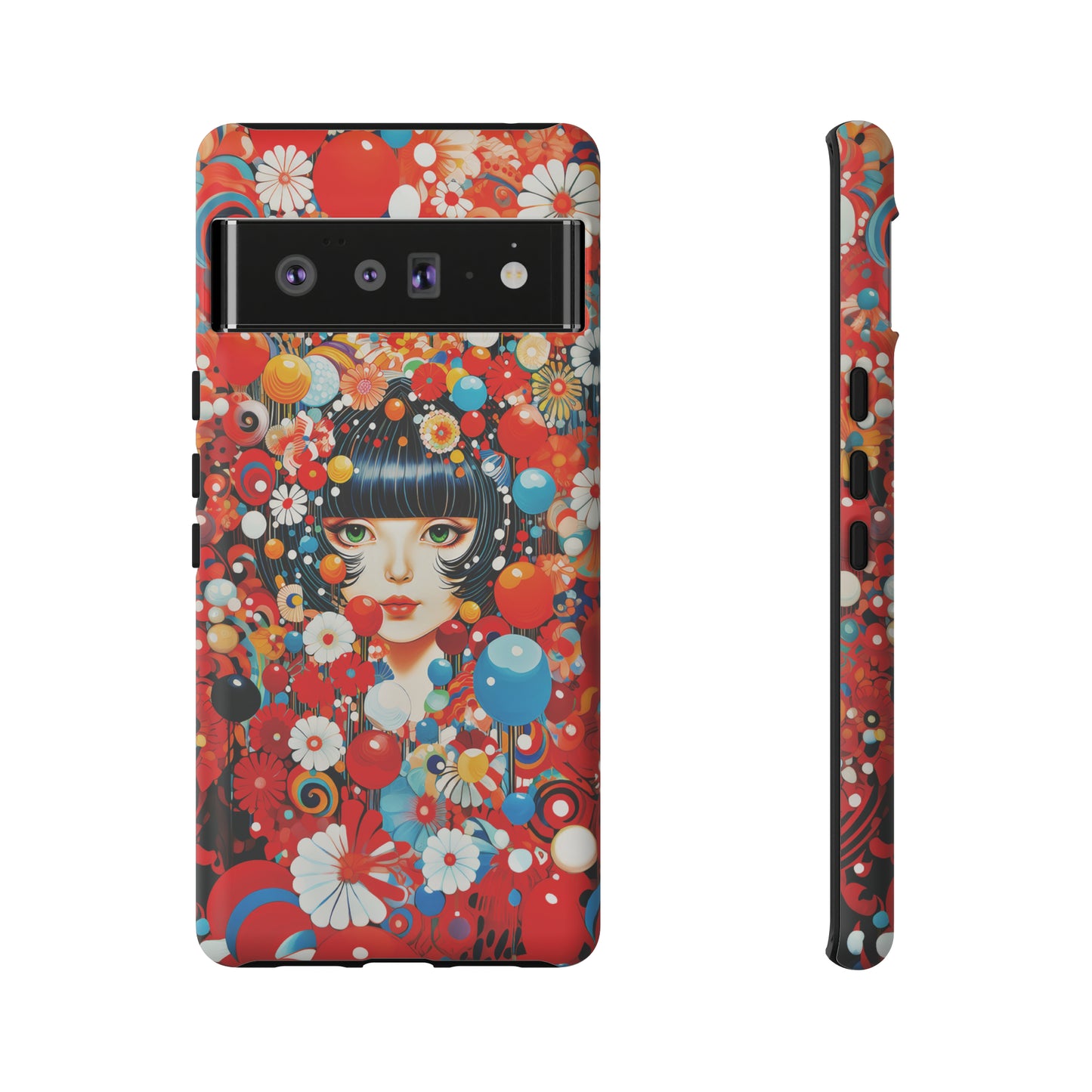 Girl in red blossoms Tough Cases