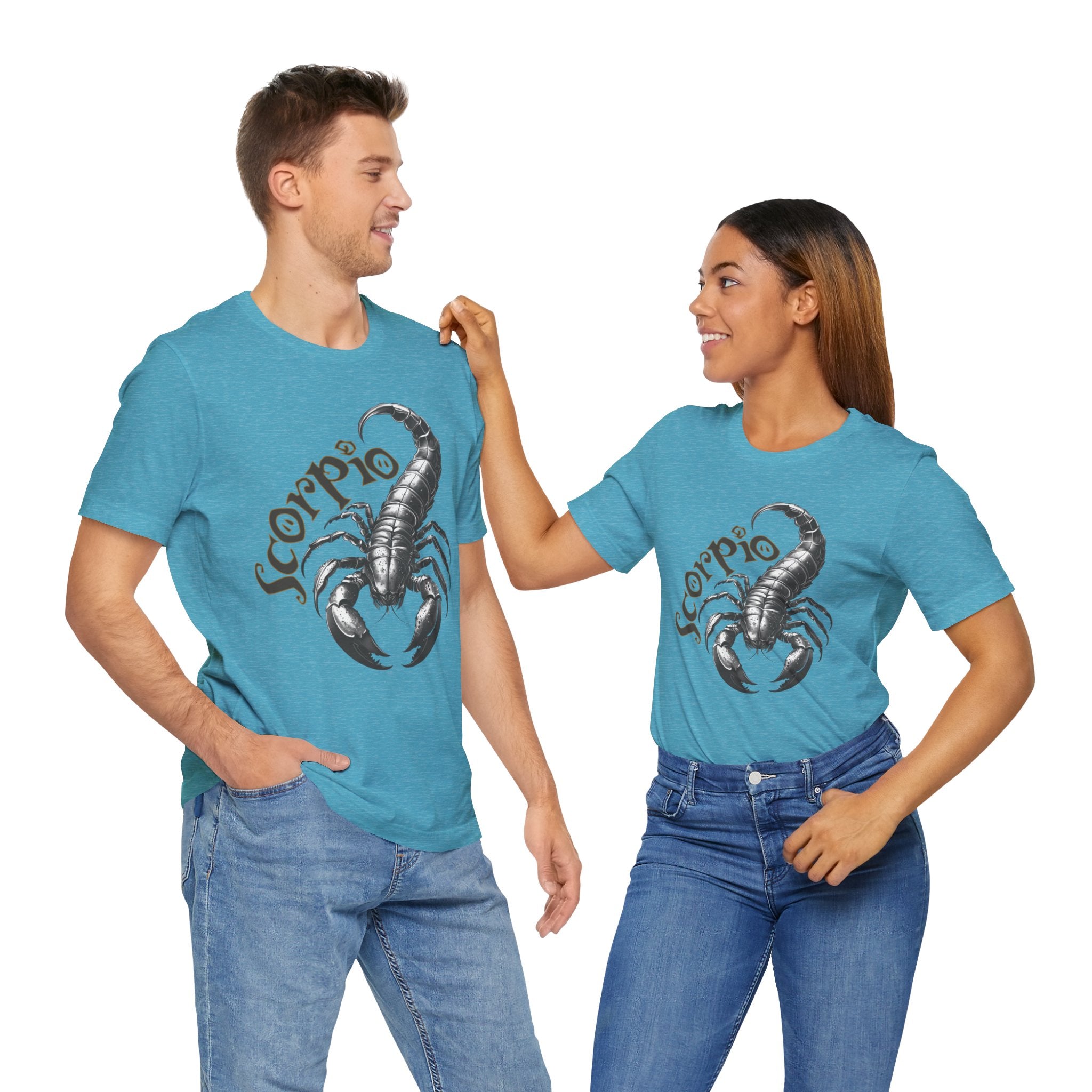 Scorpio Black & white Unisex Jersey Short Sleeve Tee