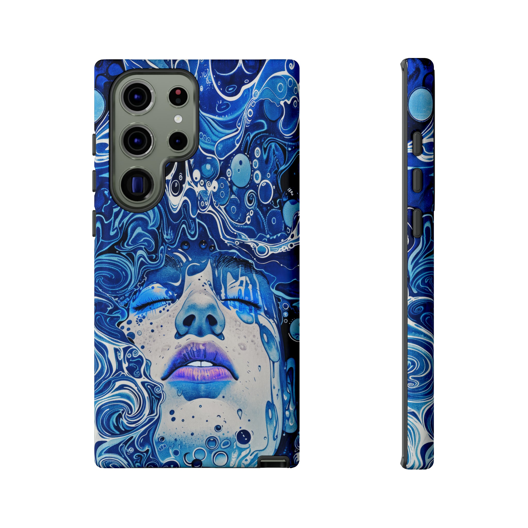 Phone Case, underwater design, Artistic design, Tough Case, Colorful whimsical water fantasy design, iPhone 15, 14, 13, 12, 11, Samsung, Pixel