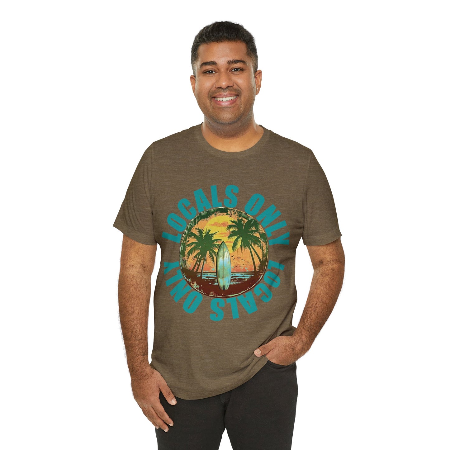 Locals Only stamp Unisex Jersey Short Sleeve Tee