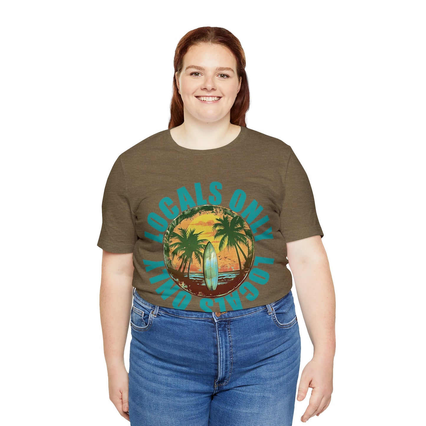 Locals Only stamp Unisex Jersey Short Sleeve Tee