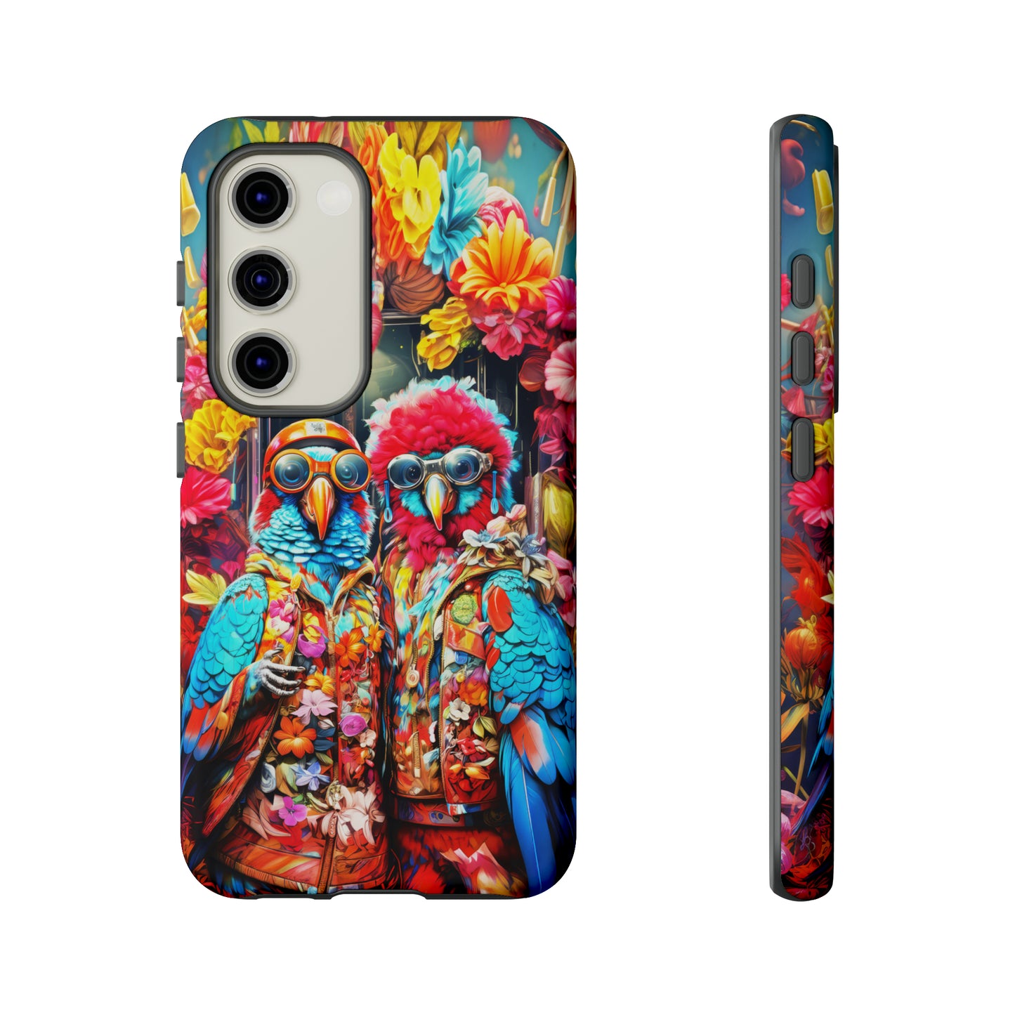 Two hipster parrots Tough Cases