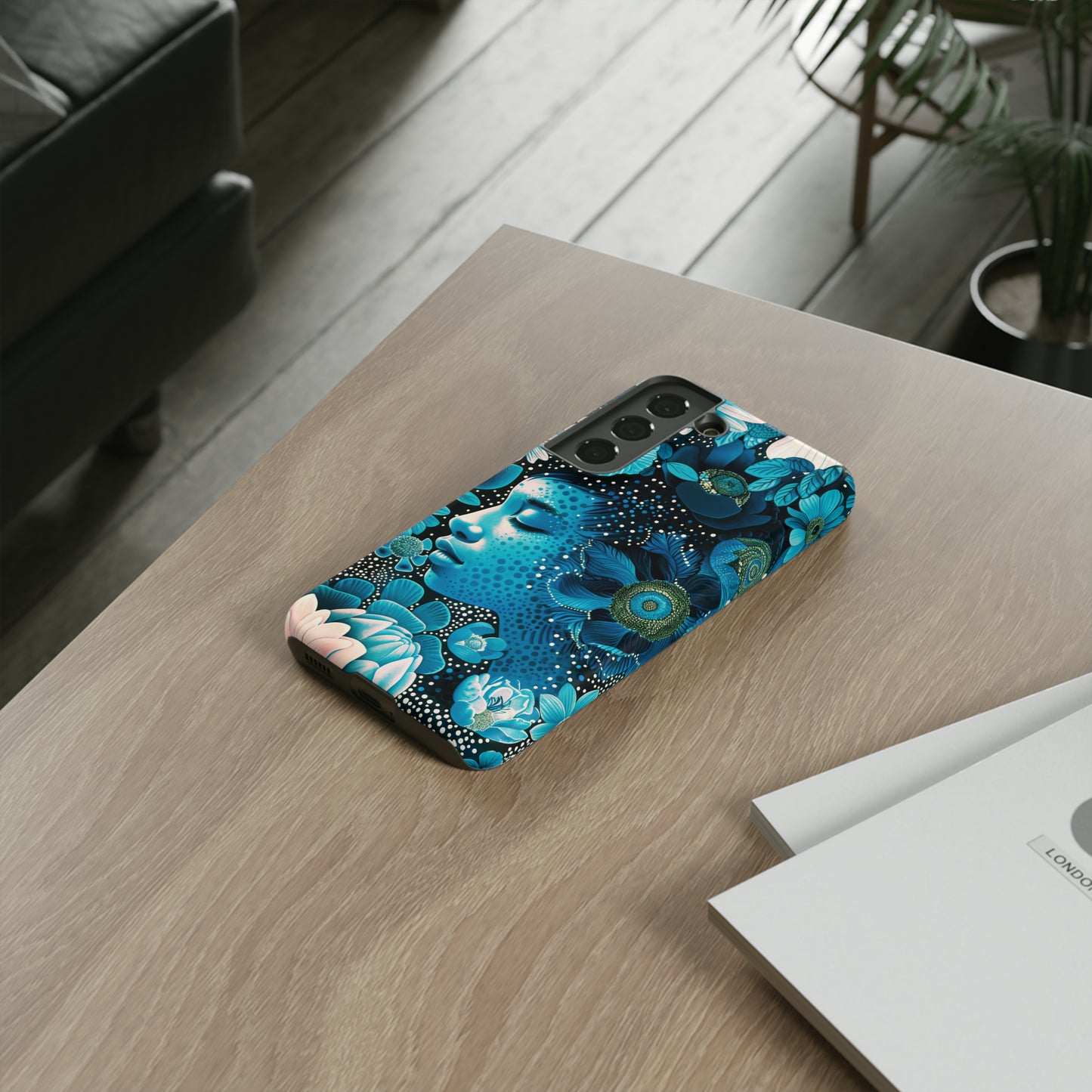 Girl in blue Tough Cases