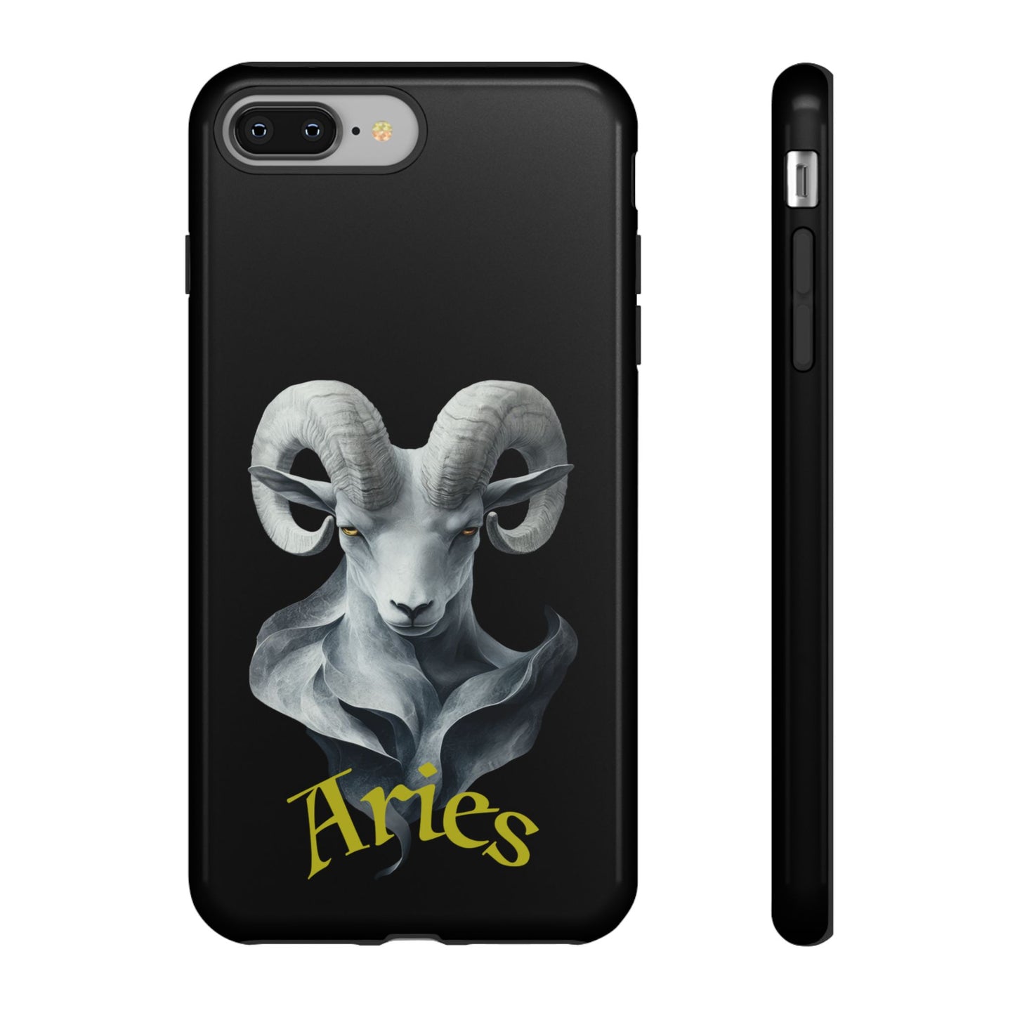 Aries Tough Phone Cases, Artistic Zodiac Phone Cases, premium-quality cases for iPhone, Samsung Galaxy, and Google Pixel devices