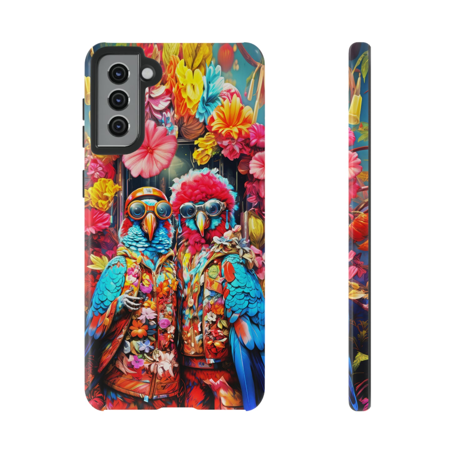 Two hipster parrots Tough Cases