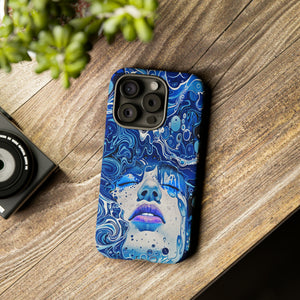 Phone Case, underwater design, Artistic design, Tough Case, Colorful whimsical water fantasy design, iPhone 15, 14, 13, 12, 11, Samsung, Pixel