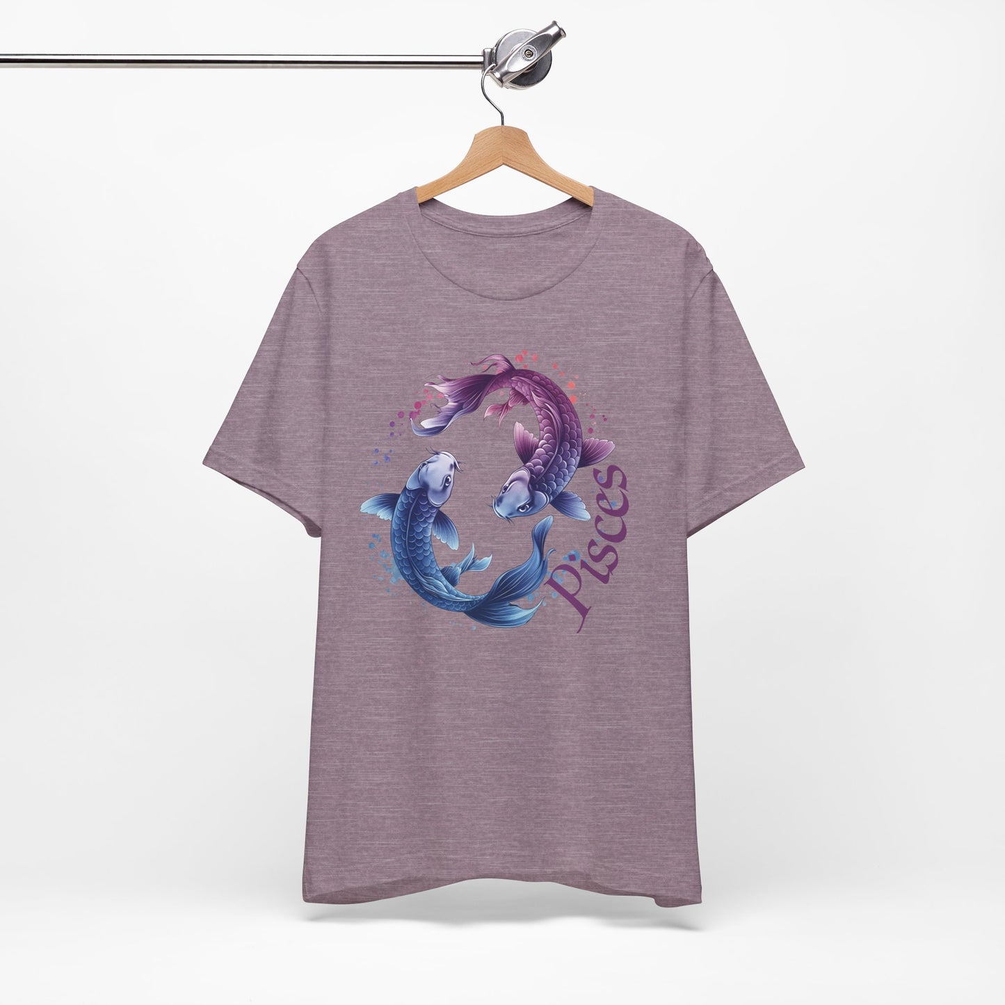 Pisces Artistic Zodiac Unisex Tee, Jersey Short Sleeve Tee, Your Perfect Everyday Favorite