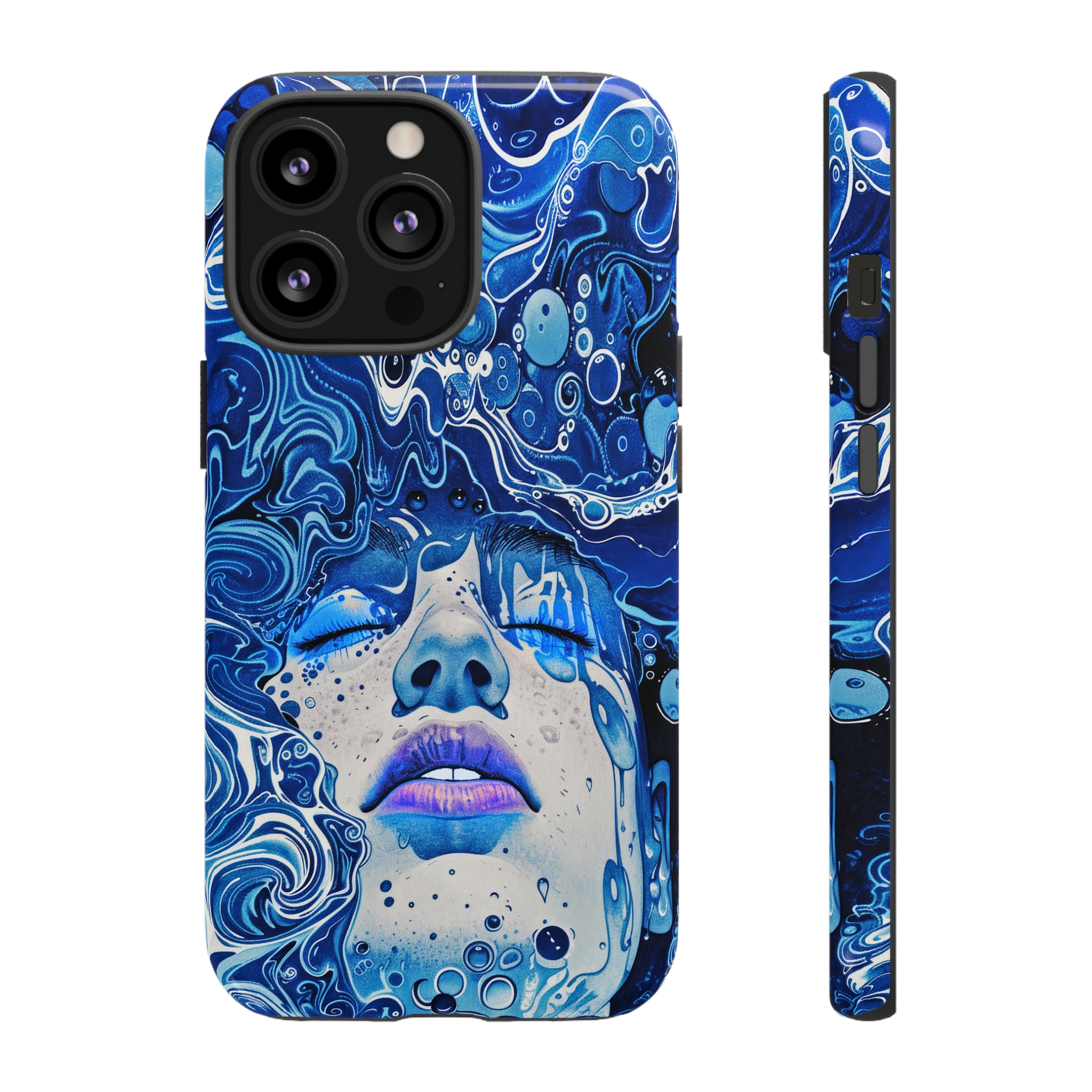 Phone Case, underwater design, Artistic design, Tough Case, Colorful whimsical water fantasy design, iPhone 15, 14, 13, 12, 11, Samsung, Pixel