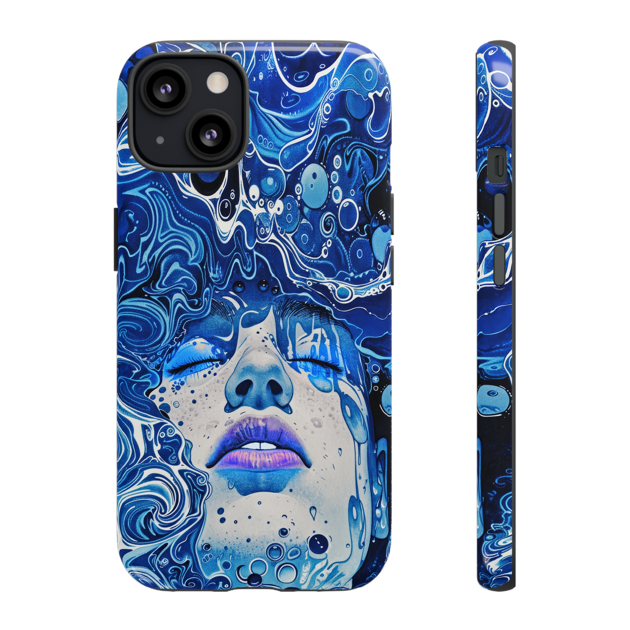 Phone Case, underwater design, Artistic design, Tough Case, Colorful whimsical water fantasy design, iPhone 15, 14, 13, 12, 11, Samsung, Pixel