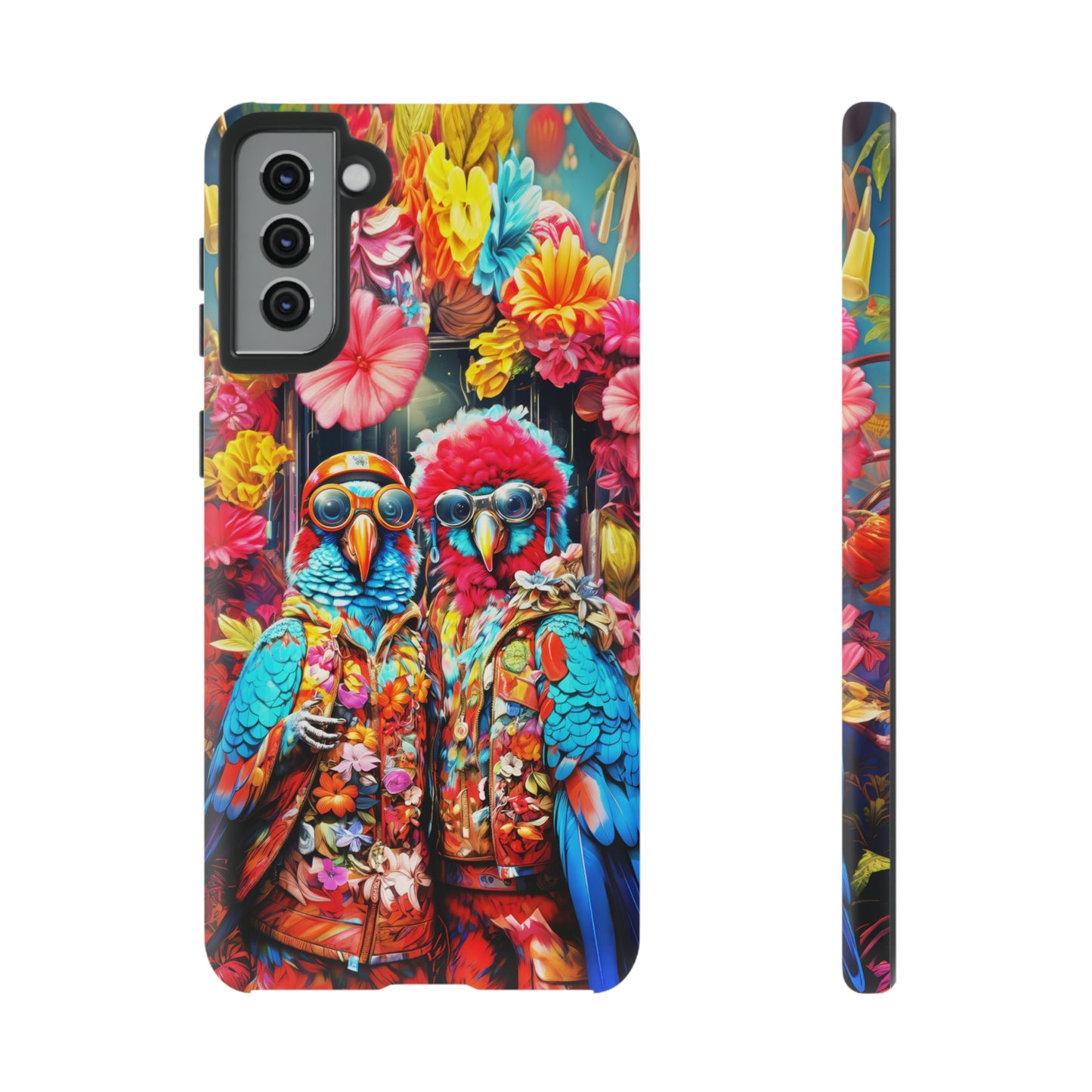 Two hipster parrots Tough Cases