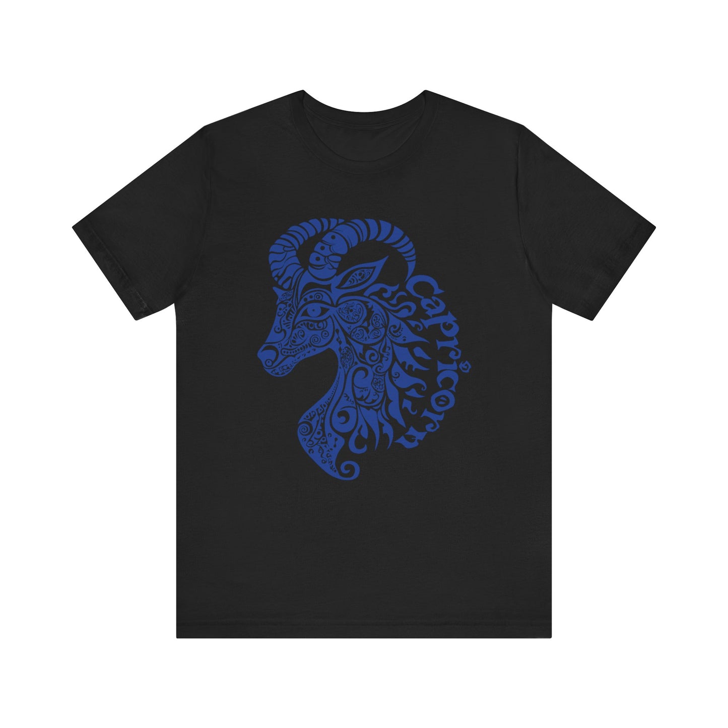 Capricorn blue graphic Unisex Jersey Short Sleeve Tee