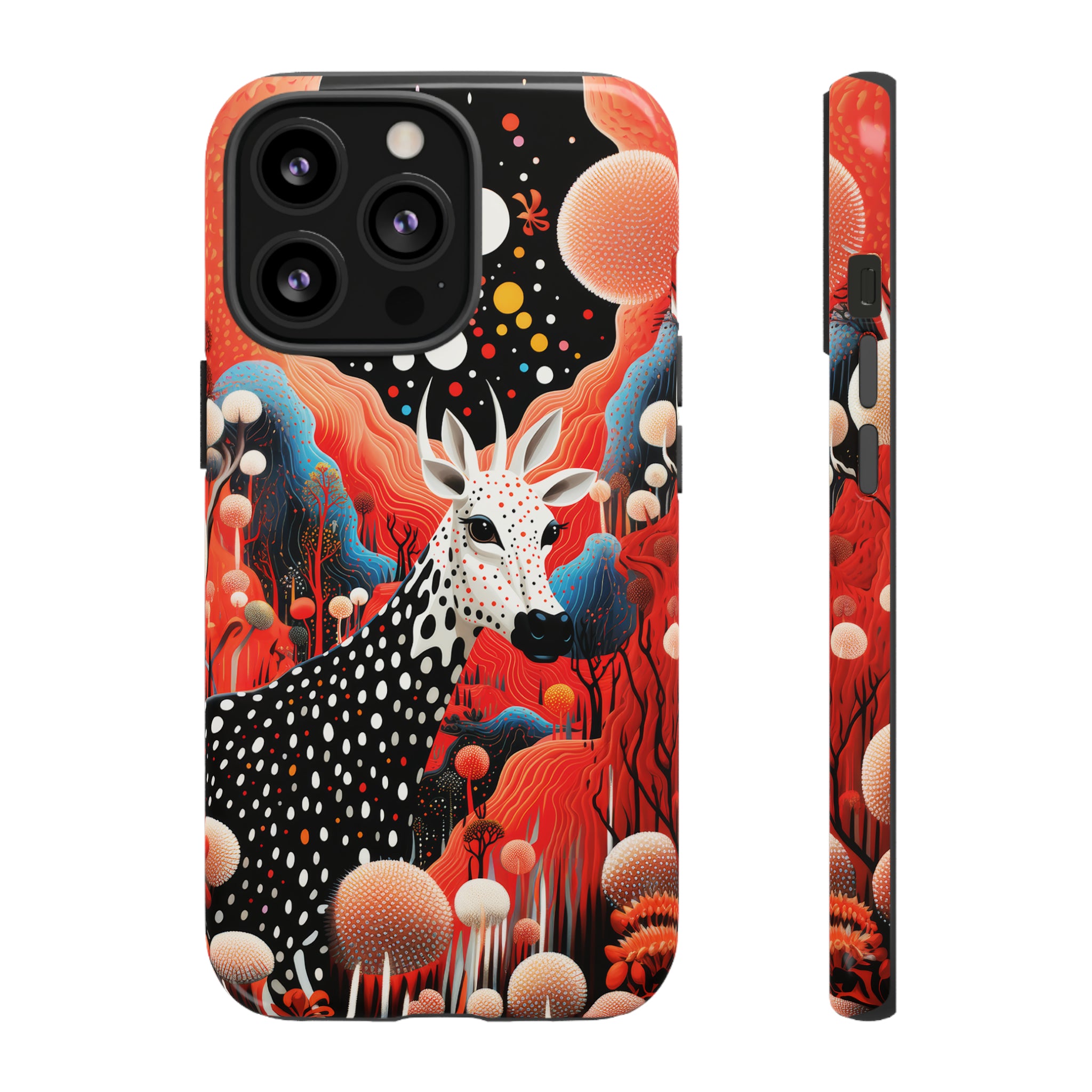 Spotted Elk in the rainbow forest Tough Cases