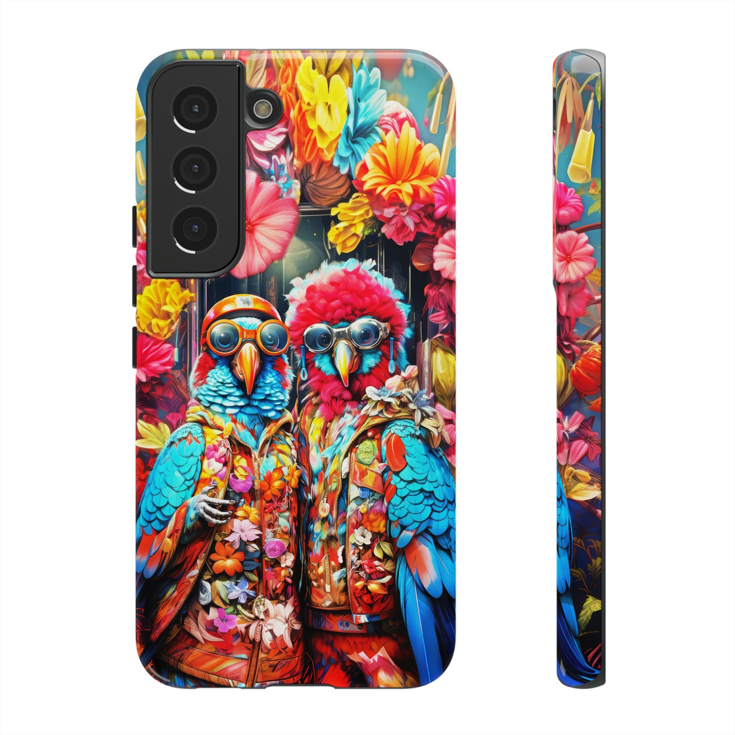 Two hipster parrots Tough Cases