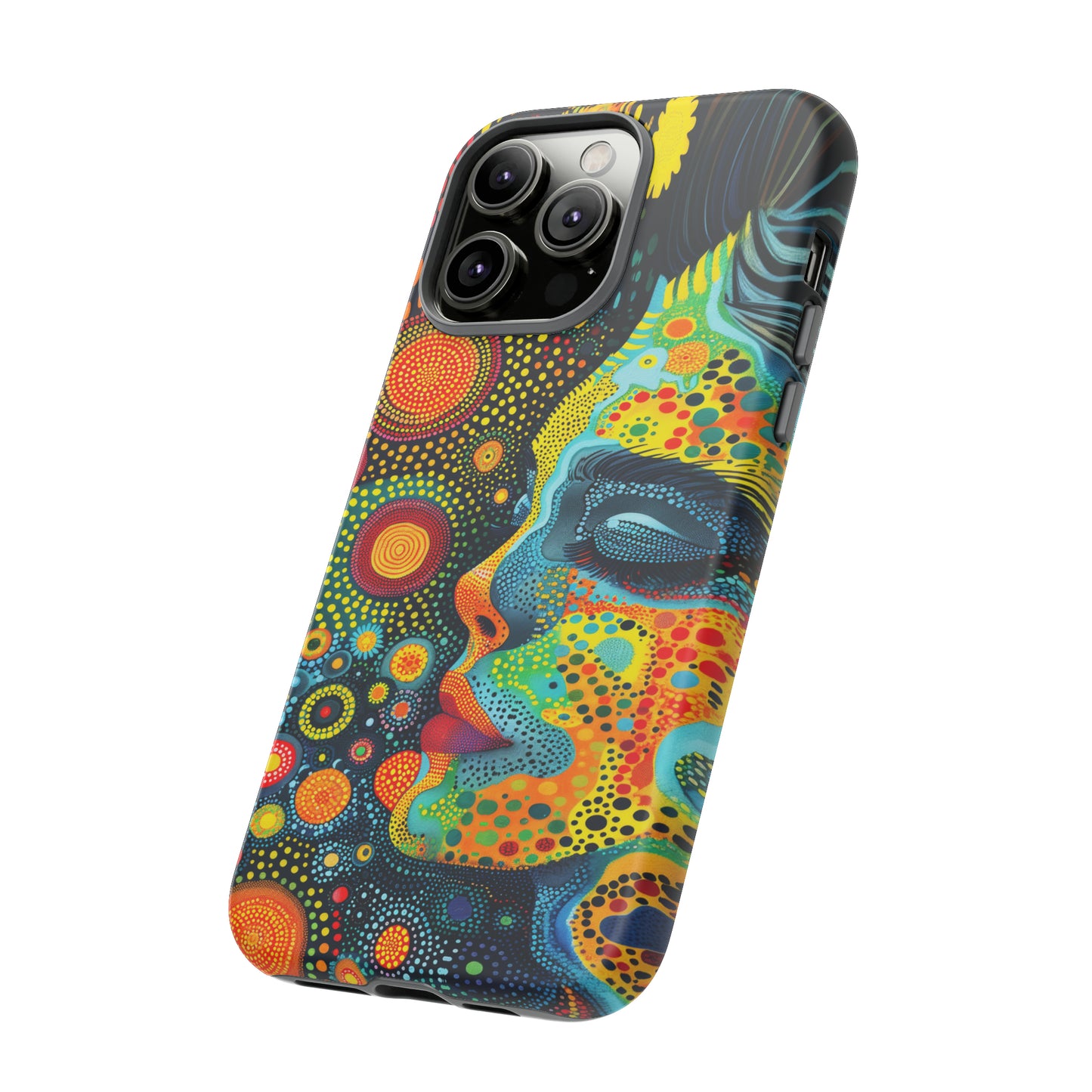 Phone Case, rainbow girl, Artistic design, Tough Case, Colorful whimsical rainbow fantasy design, iPhone 15, 14, 13, 12, 11, Samsung, Pixel
