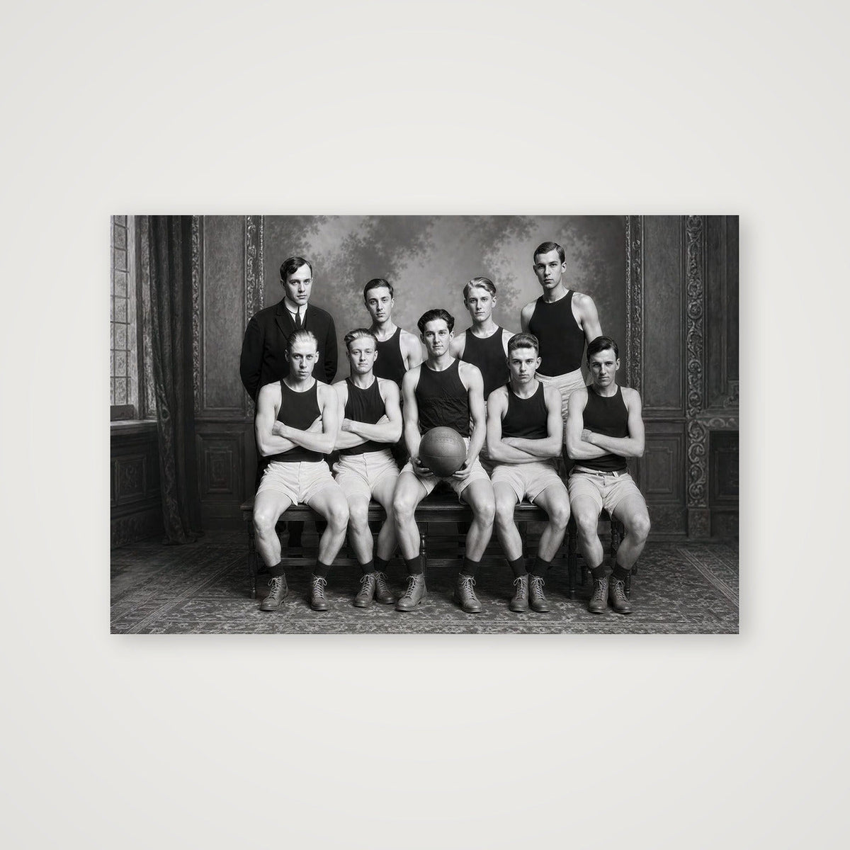 1920 basketball team — 60×40cm, 24×16" Print only