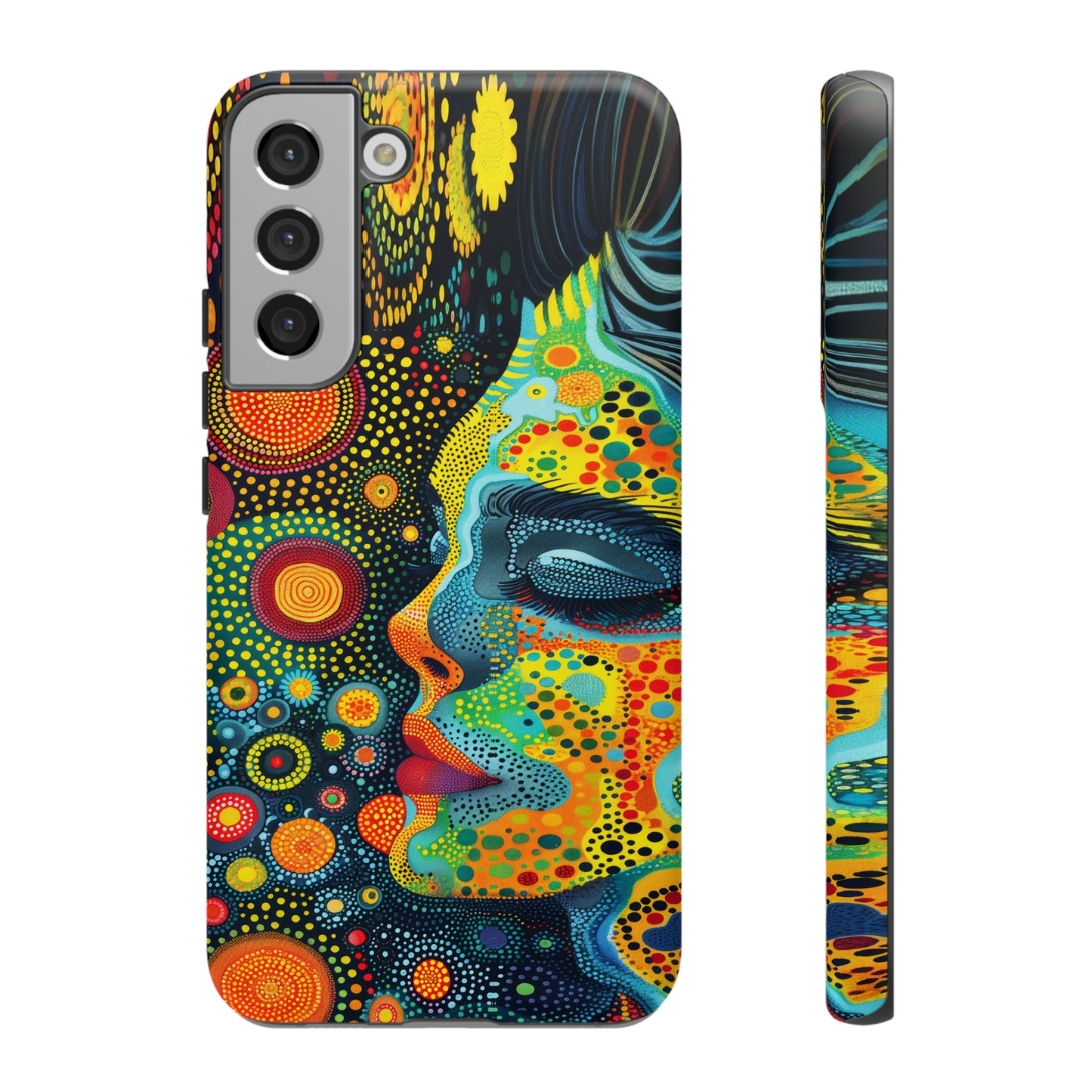 Phone Case, rainbow girl, Artistic design, Tough Case, Colorful whimsical rainbow fantasy design, iPhone 15, 14, 13, 12, 11, Samsung, Pixel