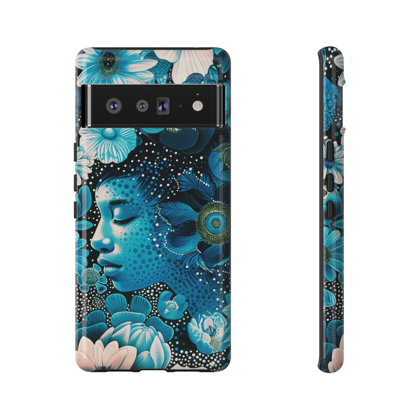 Girl in blue Tough Cases