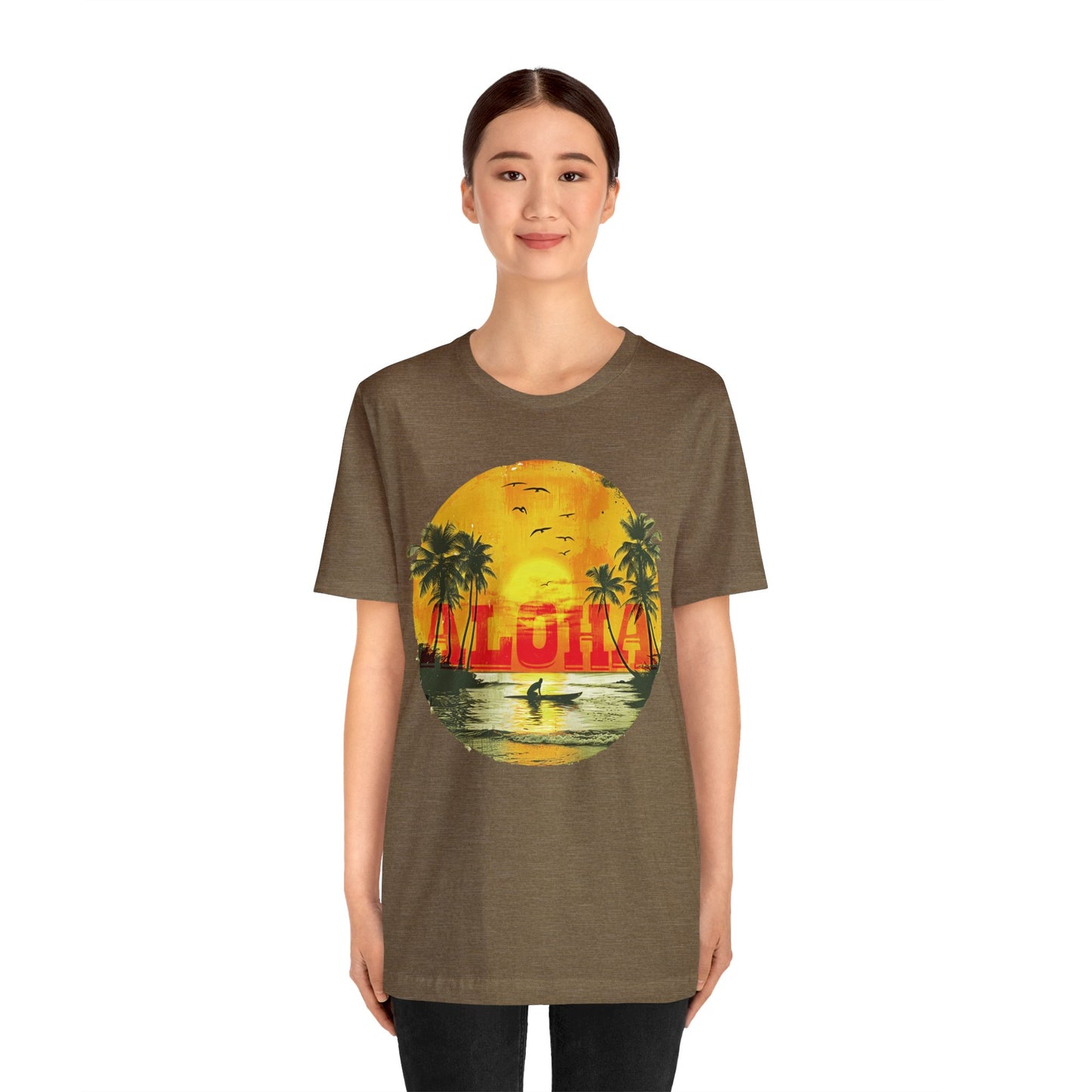 Aloha sunset Unisex Jersey Short Sleeve Tee