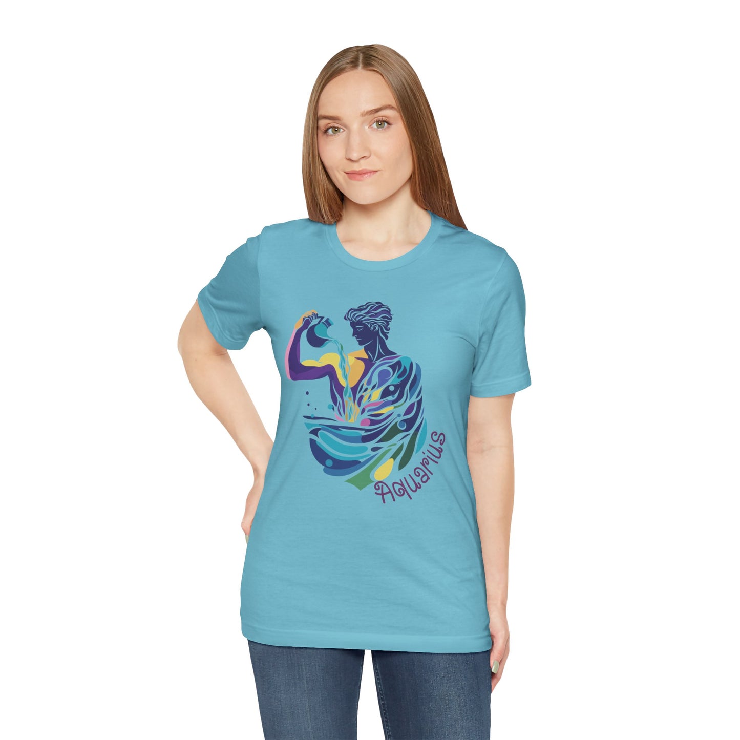Aquarius Unisex Jersey Short Sleeve Tee