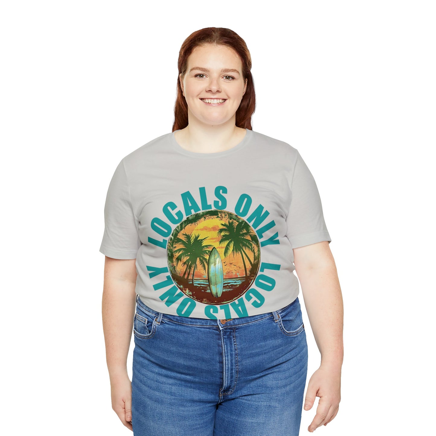 Locals Only stamp Unisex Jersey Short Sleeve Tee