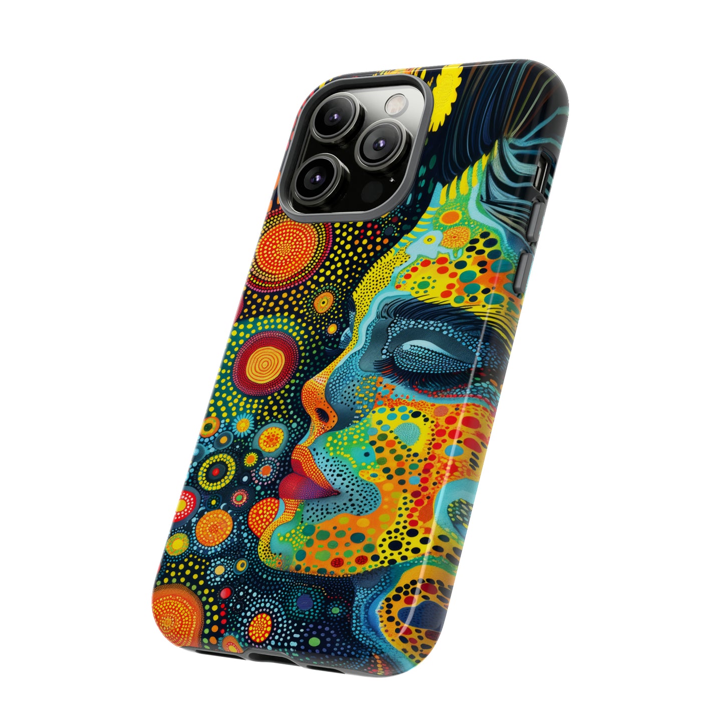 Phone Case, rainbow girl, Artistic design, Tough Case, Colorful whimsical rainbow fantasy design, iPhone 15, 14, 13, 12, 11, Samsung, Pixel