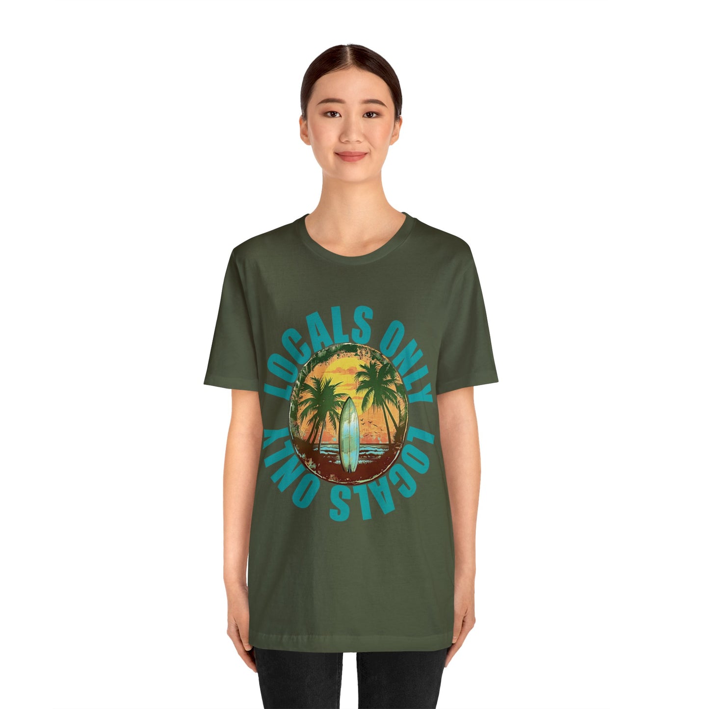 Locals Only stamp Unisex Jersey Short Sleeve Tee