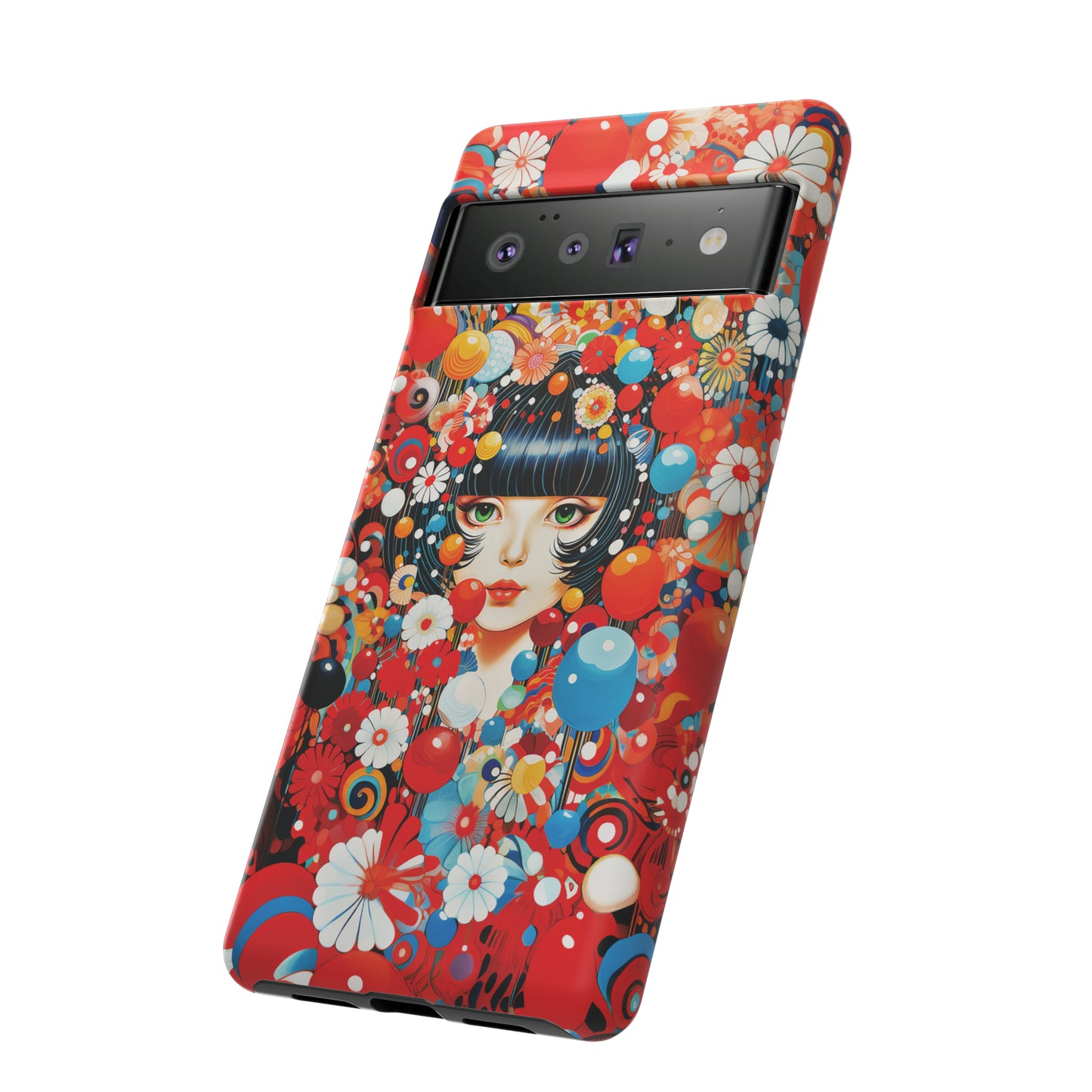 Girl in red blossoms Tough Cases