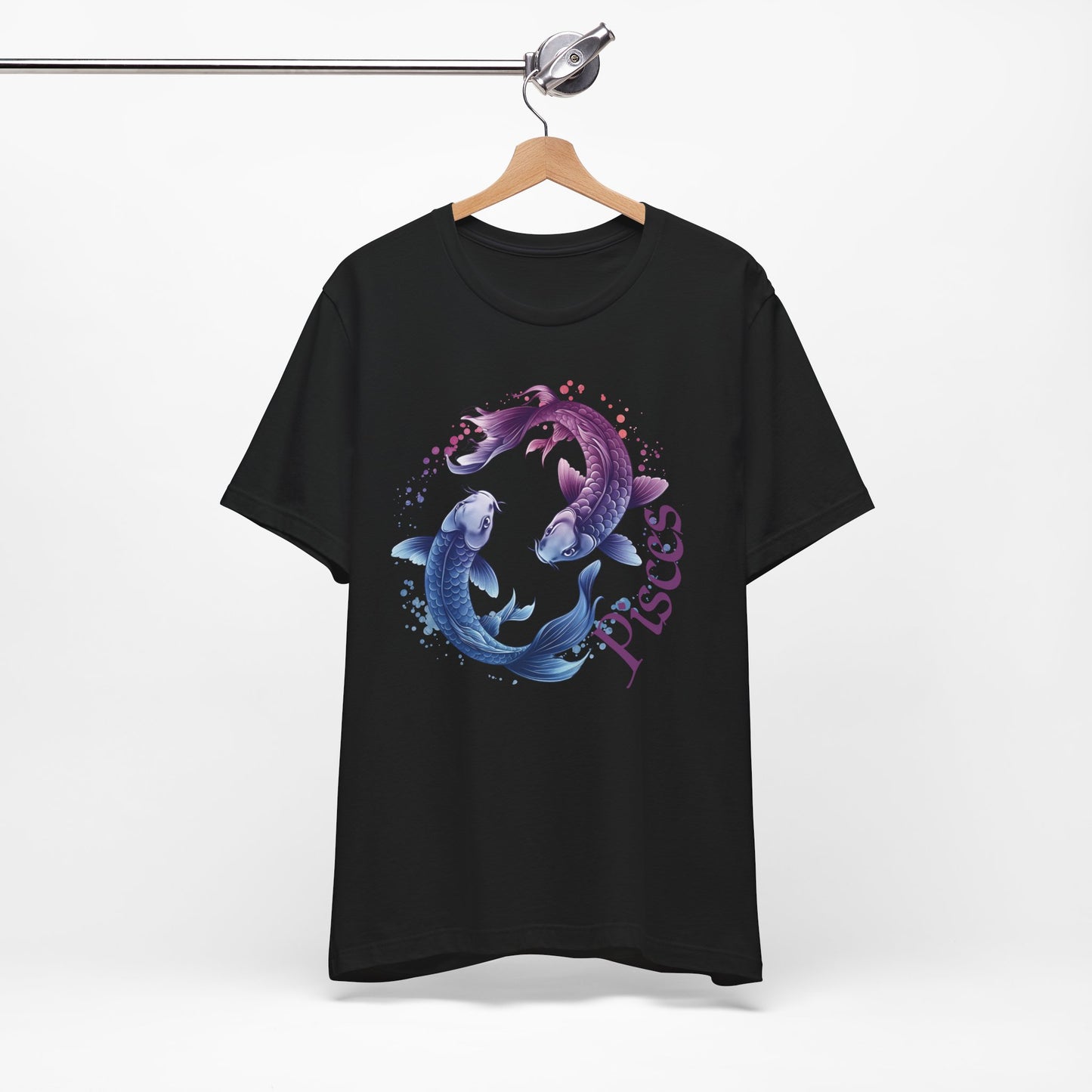 Pisces Artistic Zodiac Unisex Tee, Jersey Short Sleeve Tee, Your Perfect Everyday Favorite