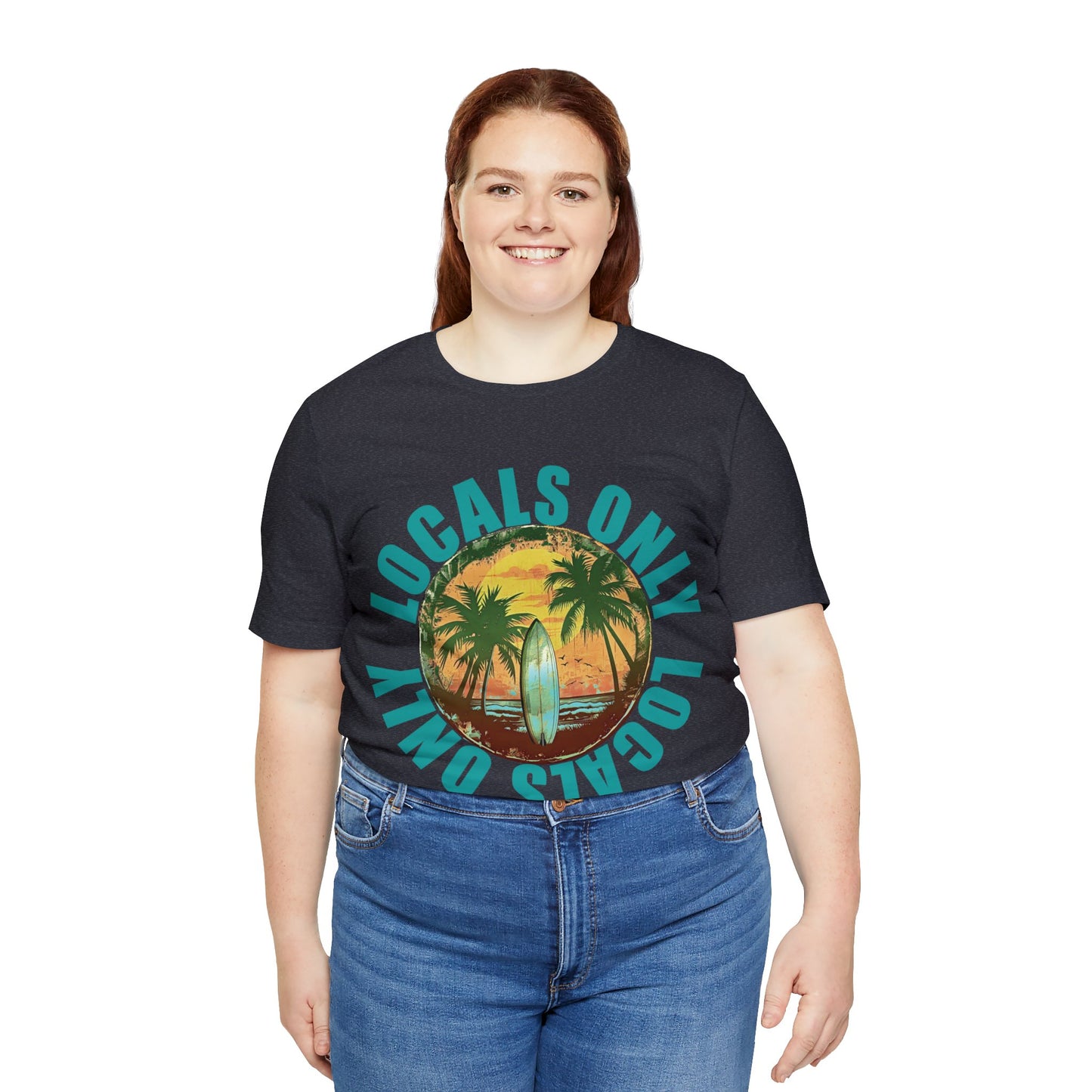 Locals Only stamp Unisex Jersey Short Sleeve Tee