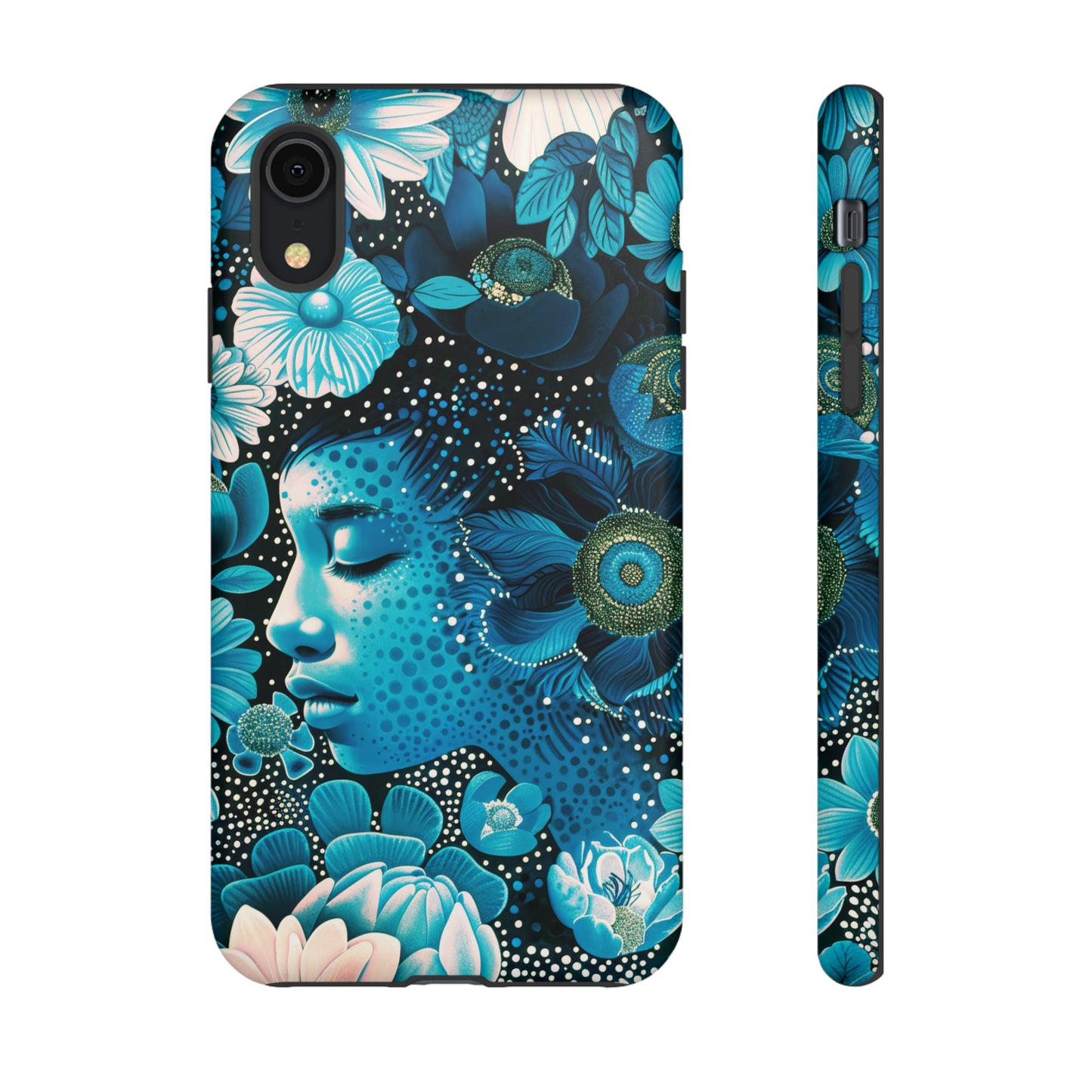 Girl in blue Tough Cases