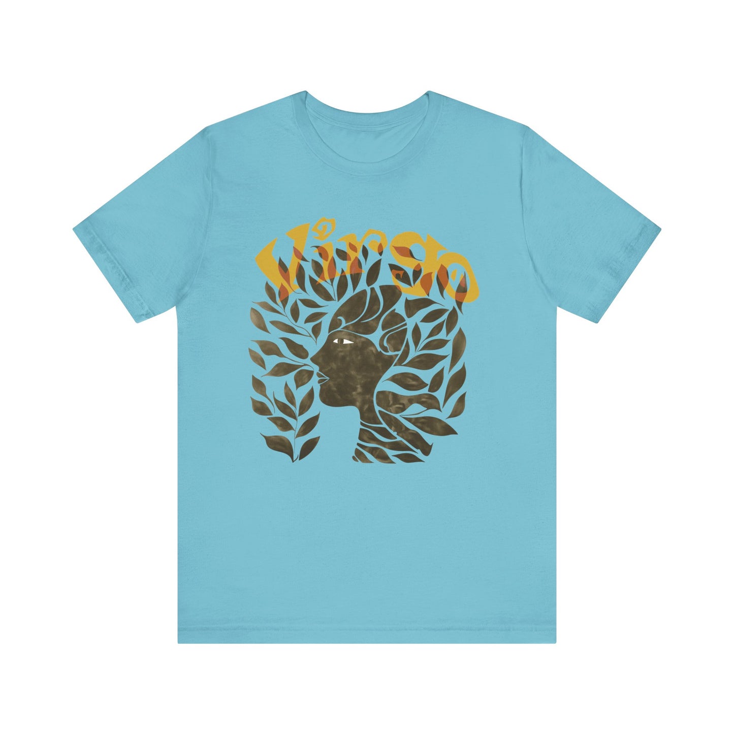 Virgo bronze graphic Unisex Jersey Short Sleeve Tee