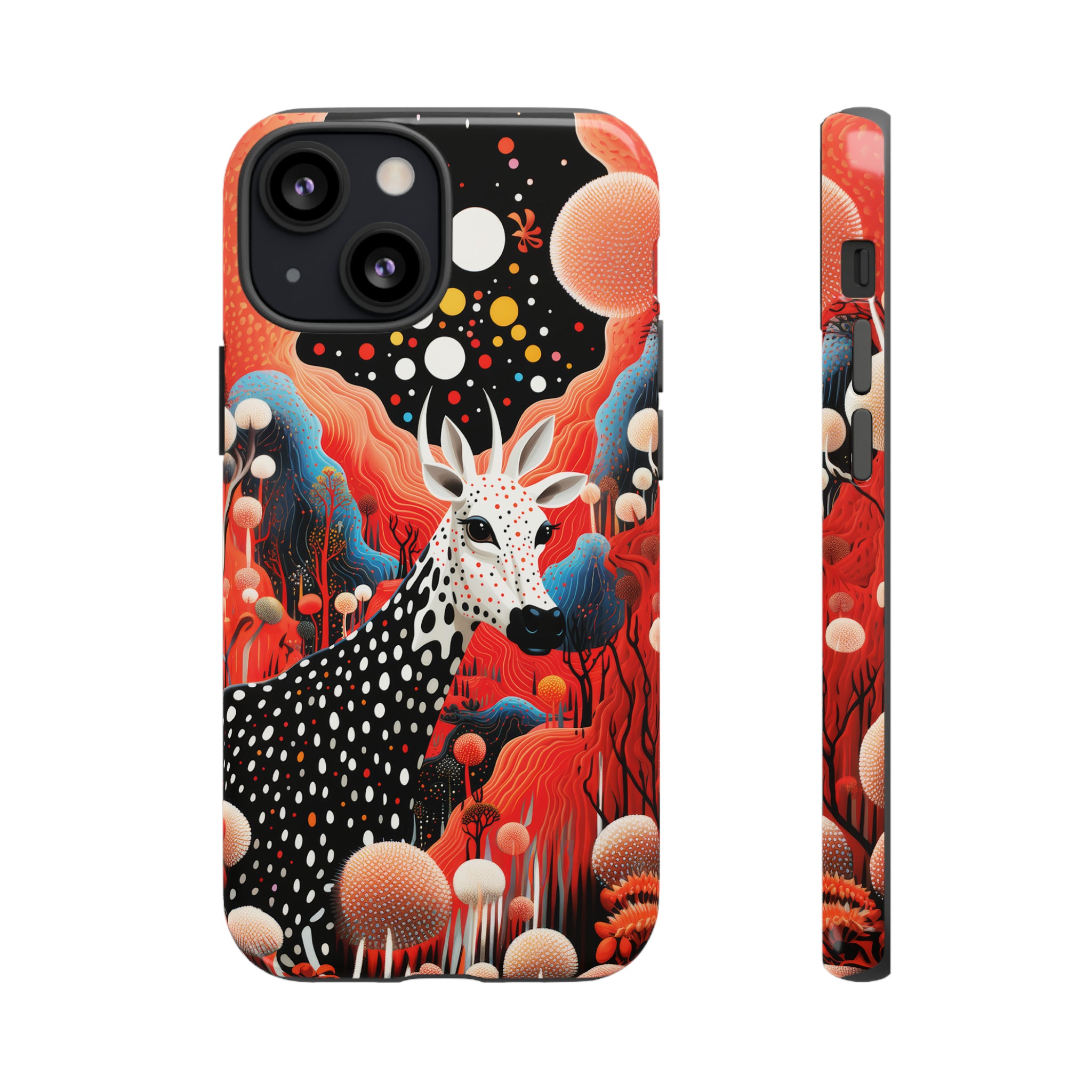 Spotted Elk in the rainbow forest Tough Cases