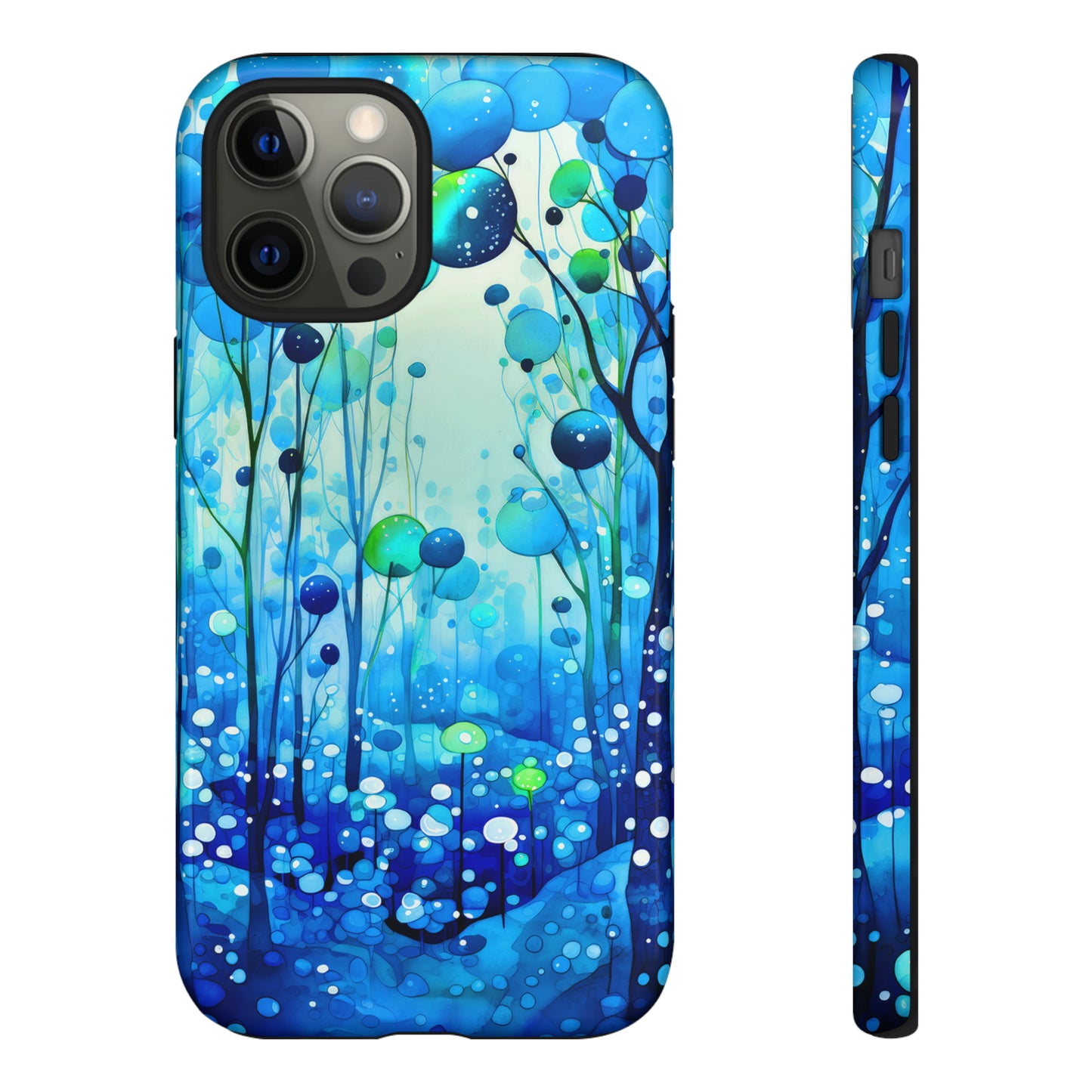 Blue fantasy forest Tough Cases