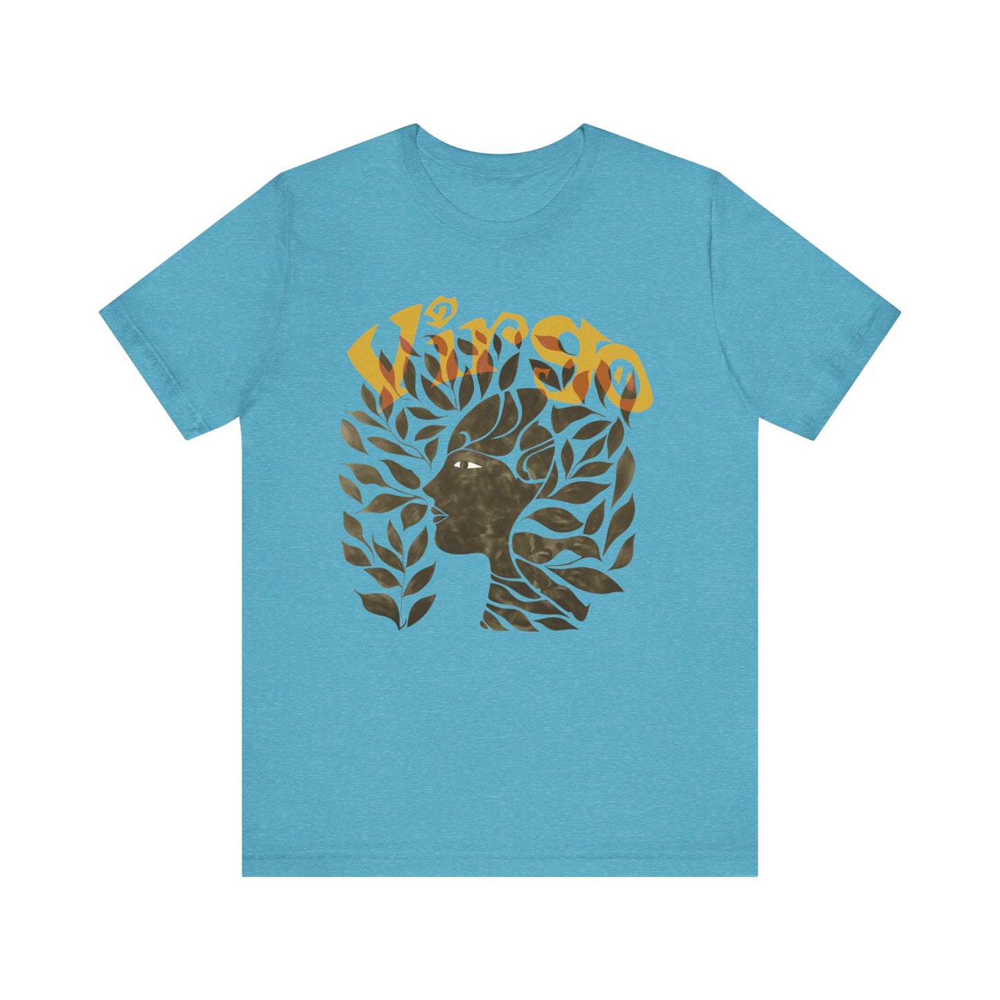 Virgo bronze graphic Unisex Jersey Short Sleeve Tee