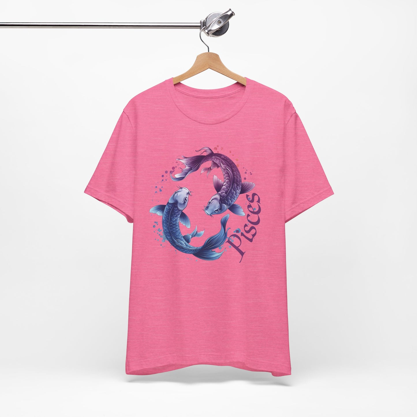 Pisces Artistic Zodiac Unisex Tee, Jersey Short Sleeve Tee, Your Perfect Everyday Favorite