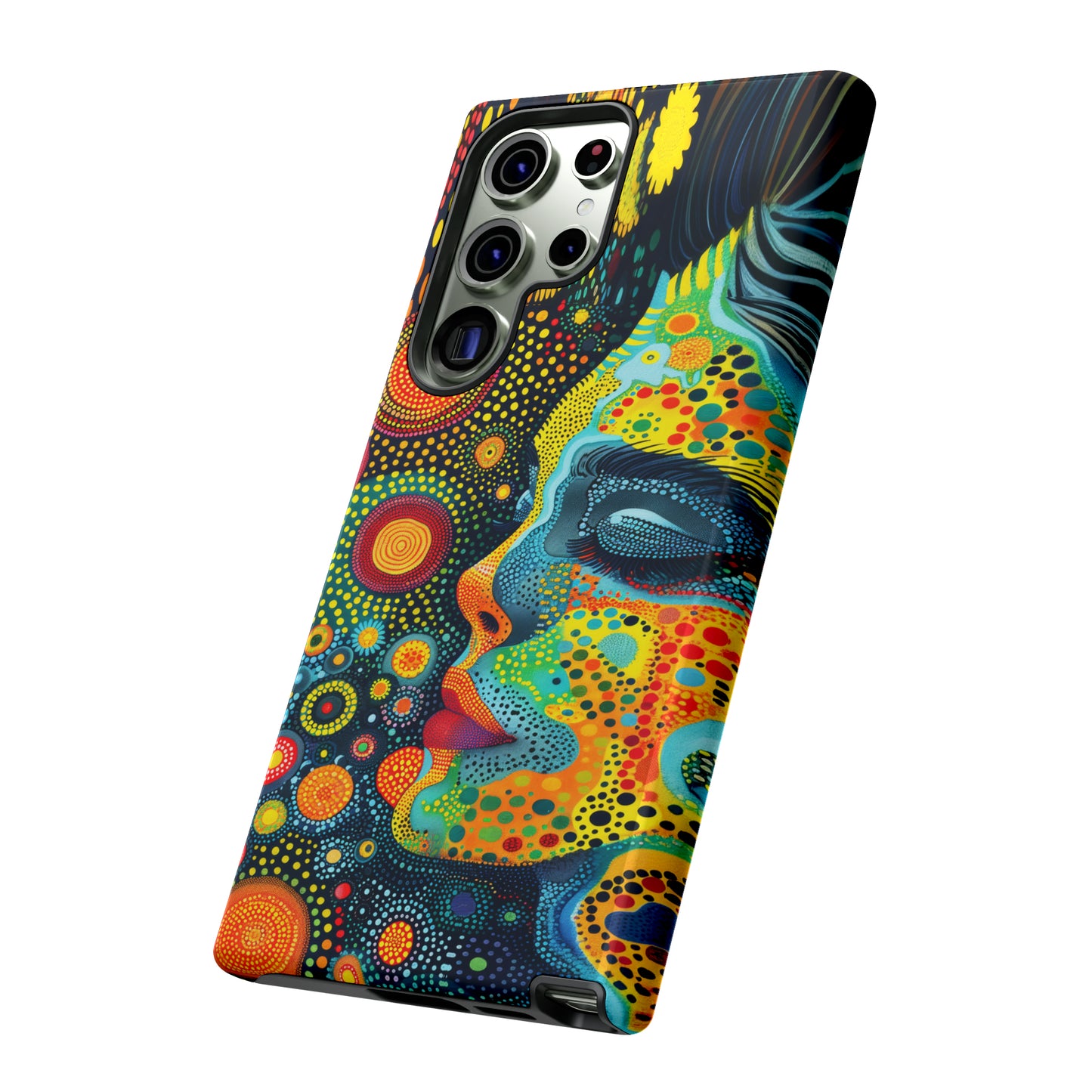 Phone Case, rainbow girl, Artistic design, Tough Case, Colorful whimsical rainbow fantasy design, iPhone 15, 14, 13, 12, 11, Samsung, Pixel