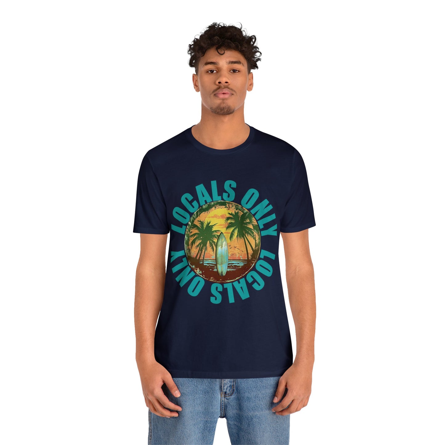 Locals Only stamp Unisex Jersey Short Sleeve Tee