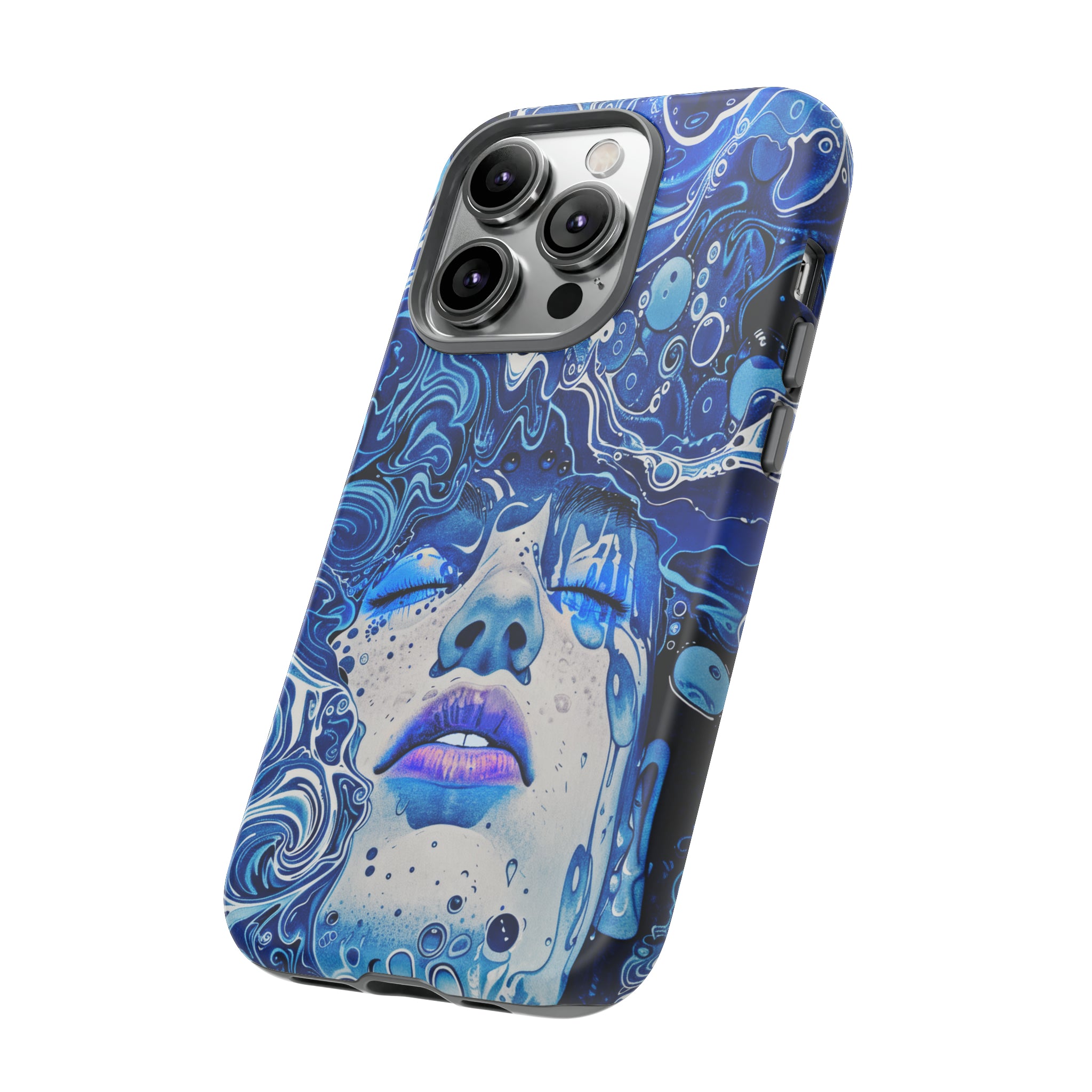 Phone Case, underwater design, Artistic design, Tough Case, Colorful whimsical water fantasy design, iPhone 15, 14, 13, 12, 11, Samsung, Pixel