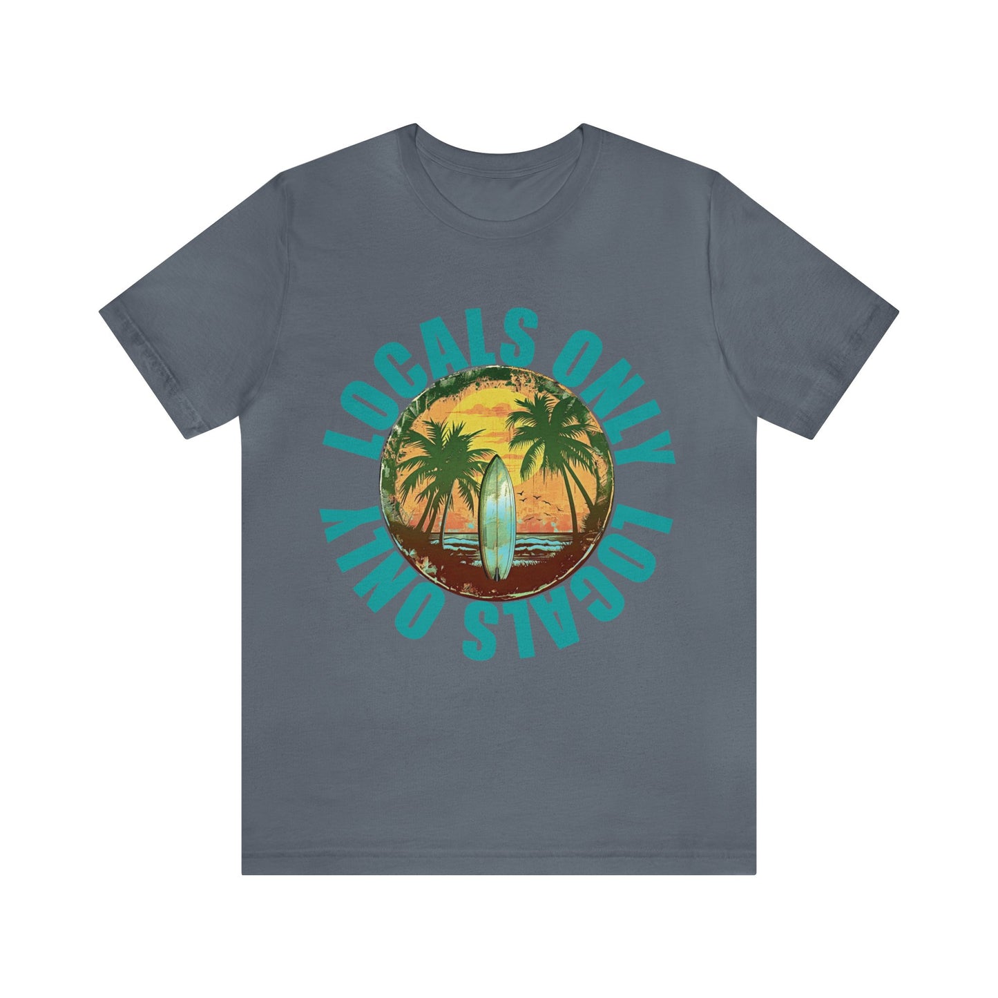 Locals Only stamp Unisex Jersey Short Sleeve Tee