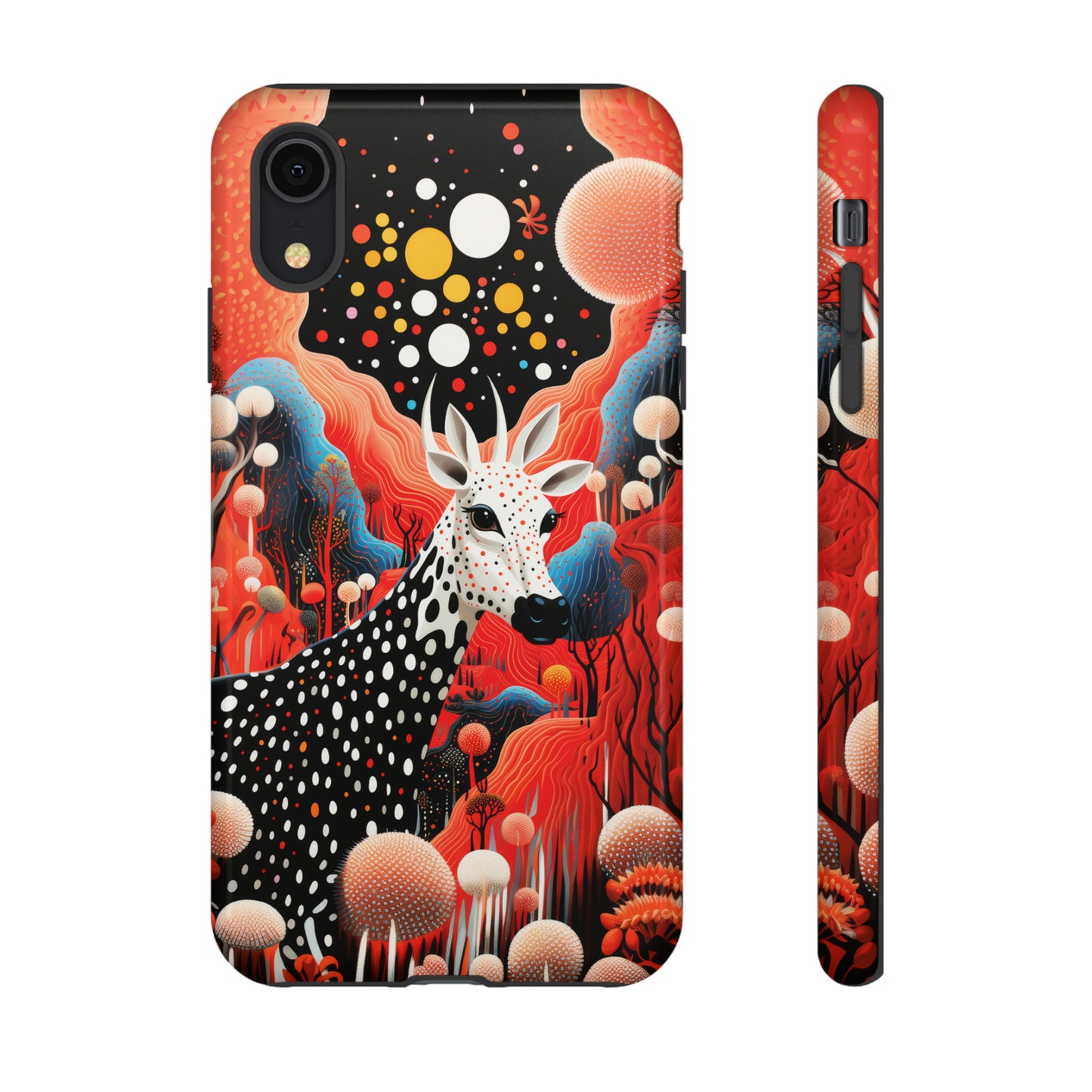 Spotted Elk in the rainbow forest Tough Cases