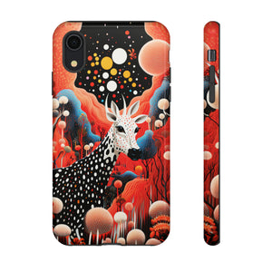 Spotted Elk in the rainbow forest Tough Cases