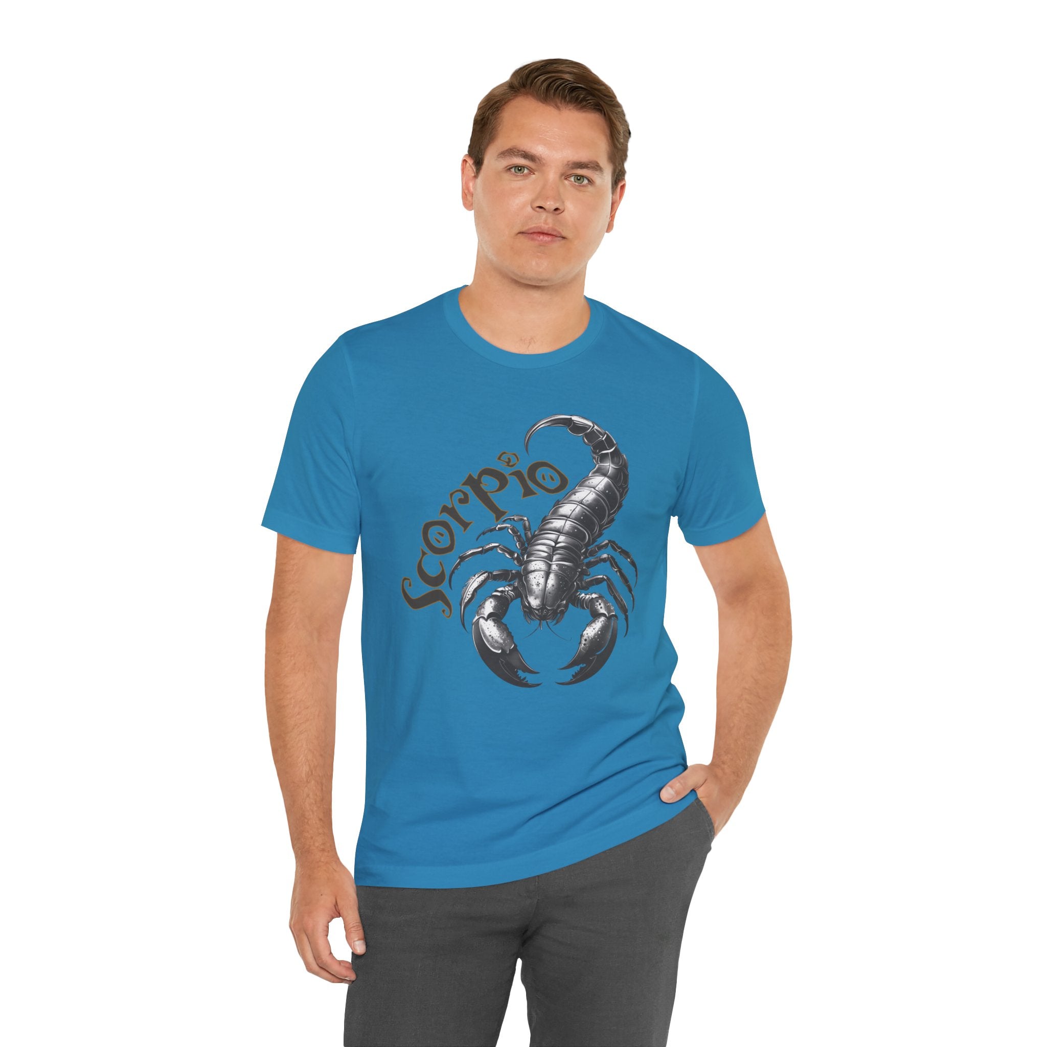 Scorpio Black & white Unisex Jersey Short Sleeve Tee